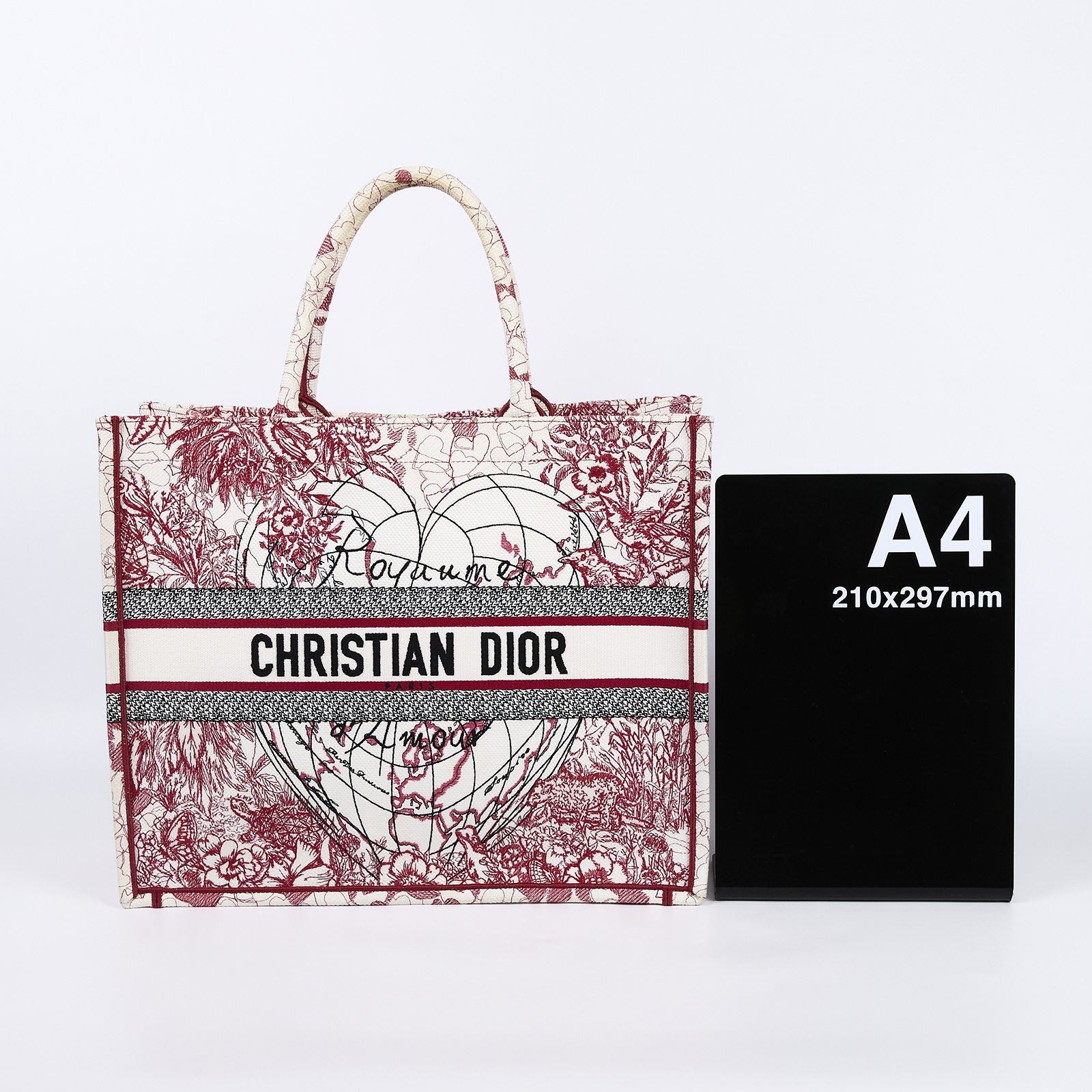 迪奧 CHRISTIAN DIOR Book Tote 中型 托特包 Dior Oblique M1296ZRHT  無附屬品