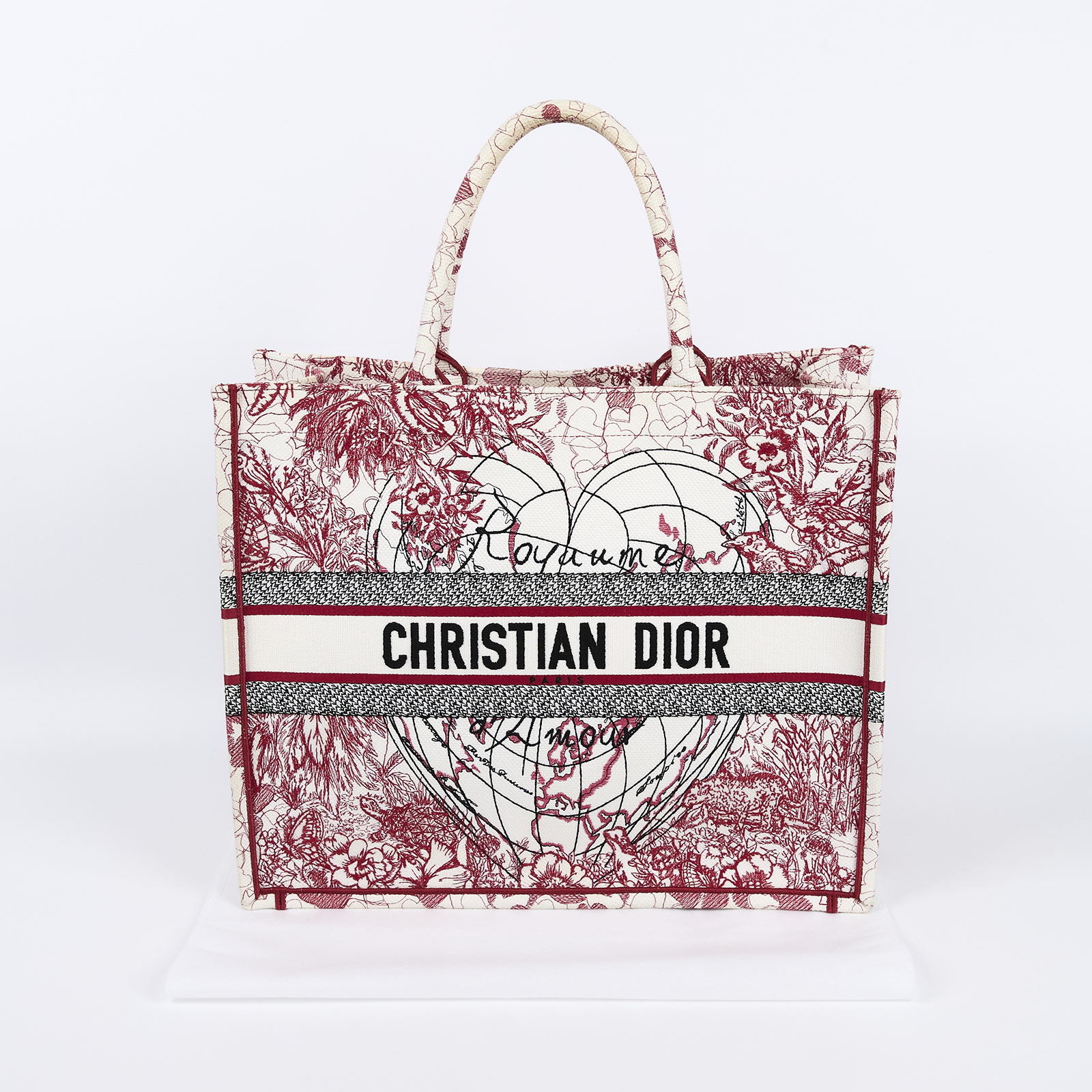 迪奧 CHRISTIAN DIOR Book Tote 中型 托特包 Dior Oblique M1296ZRHT  無附屬品