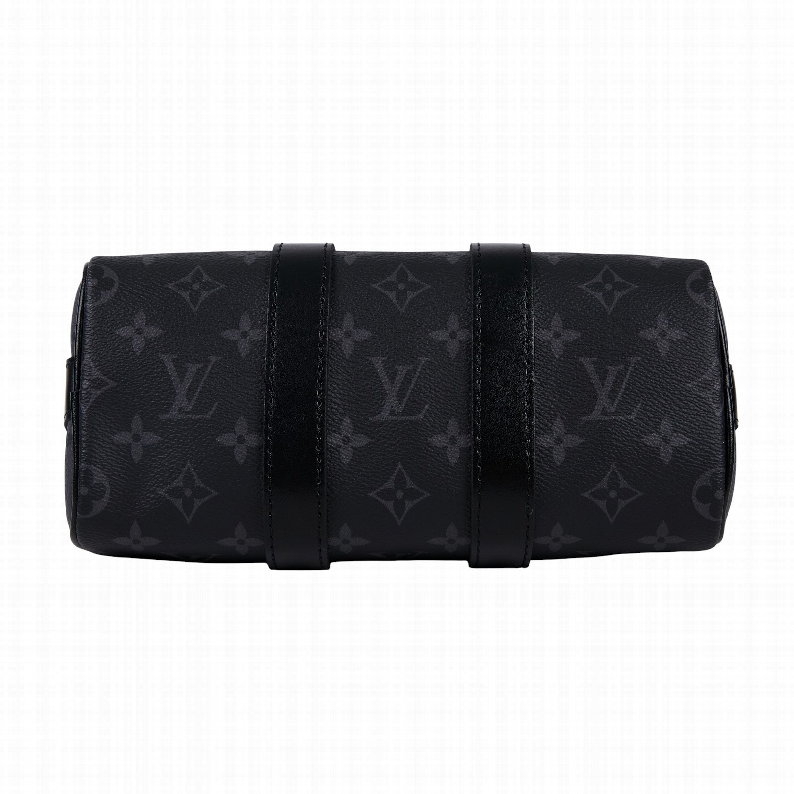 路易威登 LOUIS VUITTON Keepall Bandoulière 25 手提 肩背 波士頓包 Reverse帆布 黑色 M46271 晶片款  防塵袋//原廠盒子