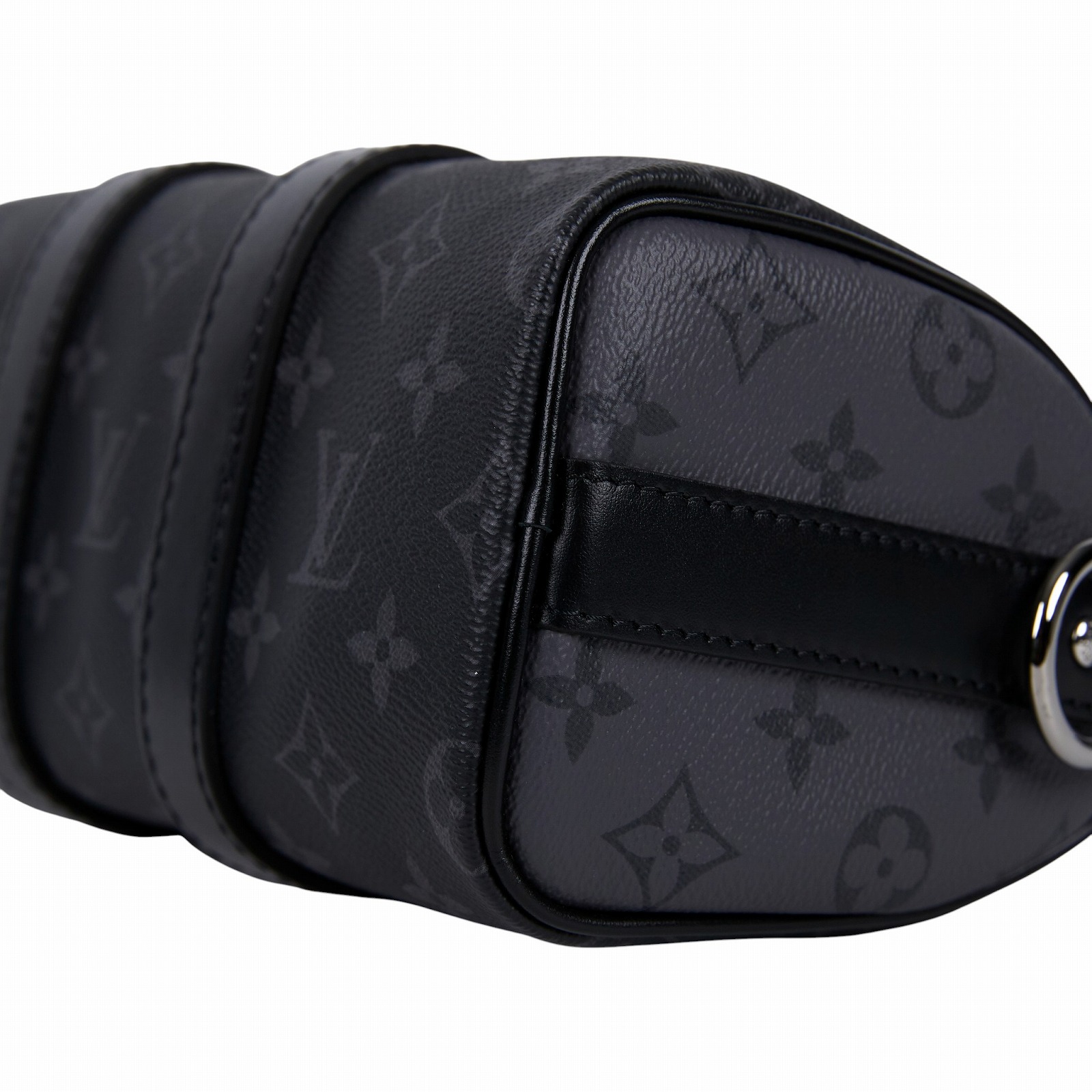 路易威登 LOUIS VUITTON Keepall Bandoulière 25 手提 肩背 波士頓包 Reverse帆布 黑色 M46271 晶片款  防塵袋//原廠盒子