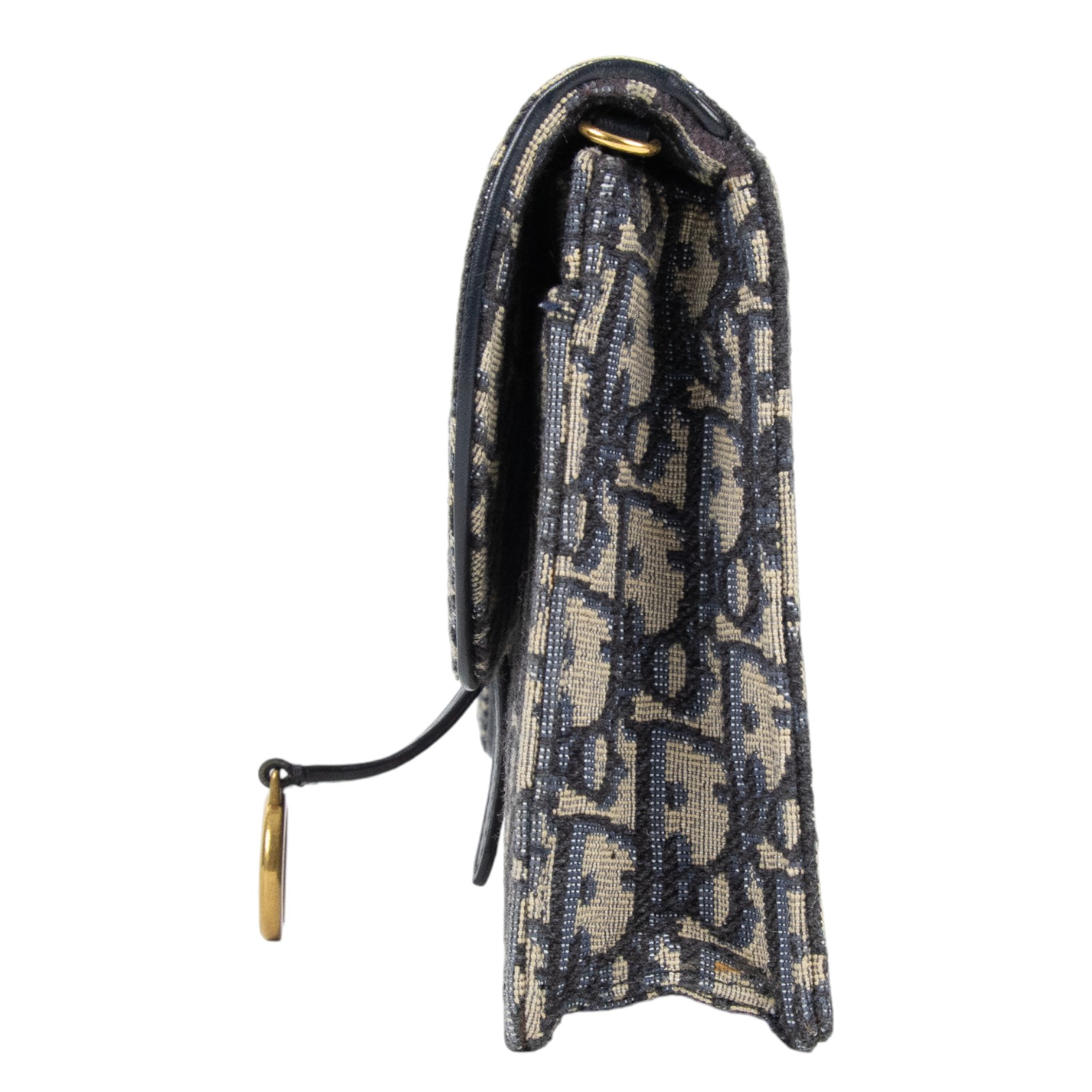 迪奧 CHRISTIAN DIOR Saddle 鍊條 WOC 手提包 S5620CTZQ  原廠盒子/防塵袋/購買證明/鍊帶