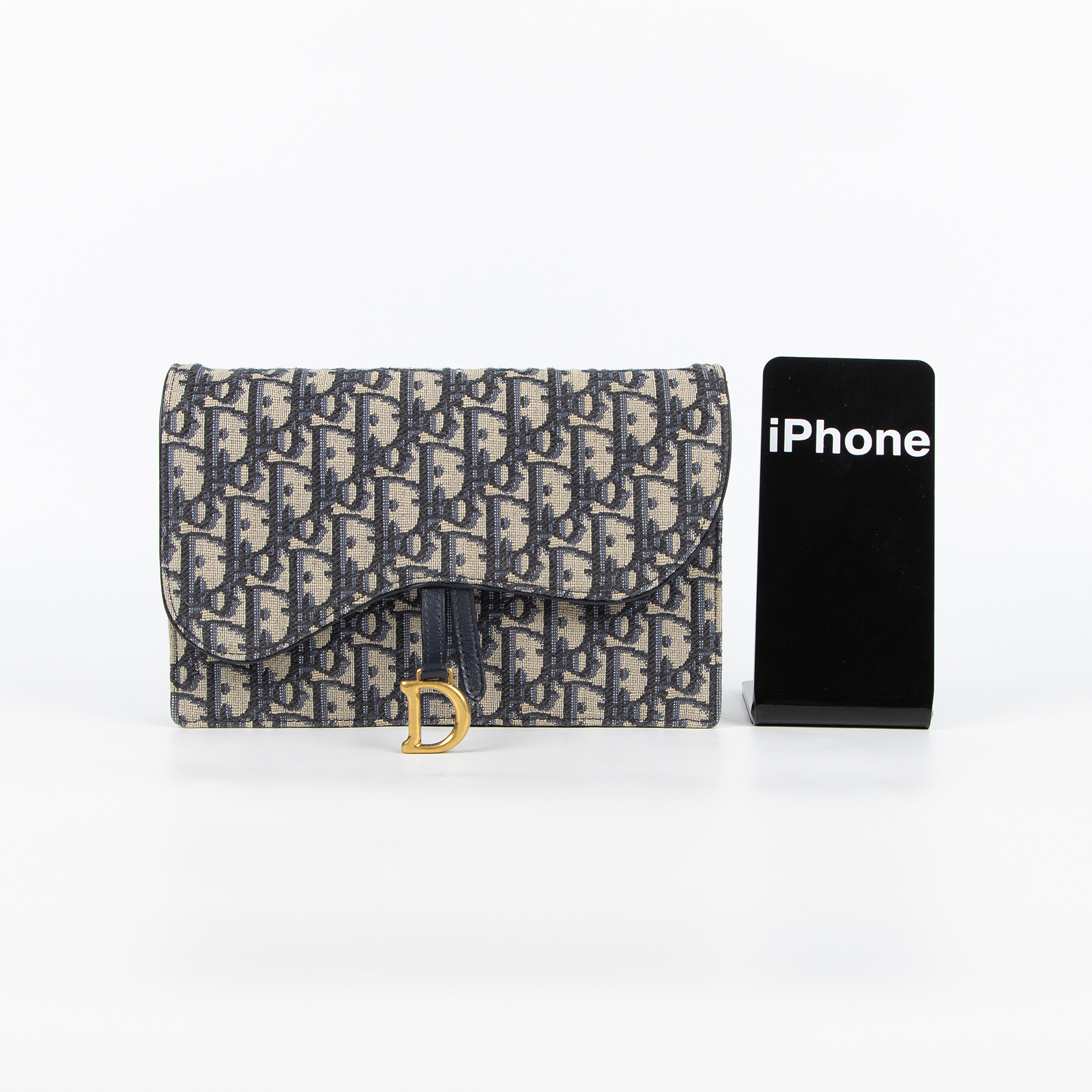 迪奧 CHRISTIAN DIOR Saddle 鍊條 WOC 手提包 S5620CTZQ  原廠盒子/防塵袋/購買證明/鍊帶