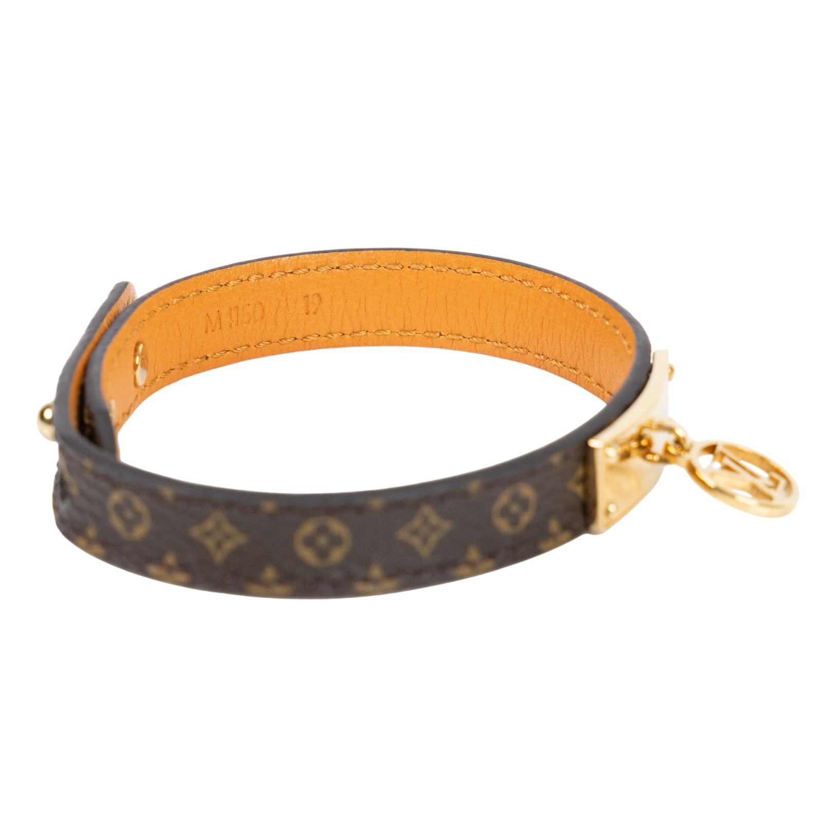 路易威登 LOUIS VUITTON Lo go Mania 手鐲 M4150E MANIA經典花紋LOGO手環 原廠盒子/防塵袋