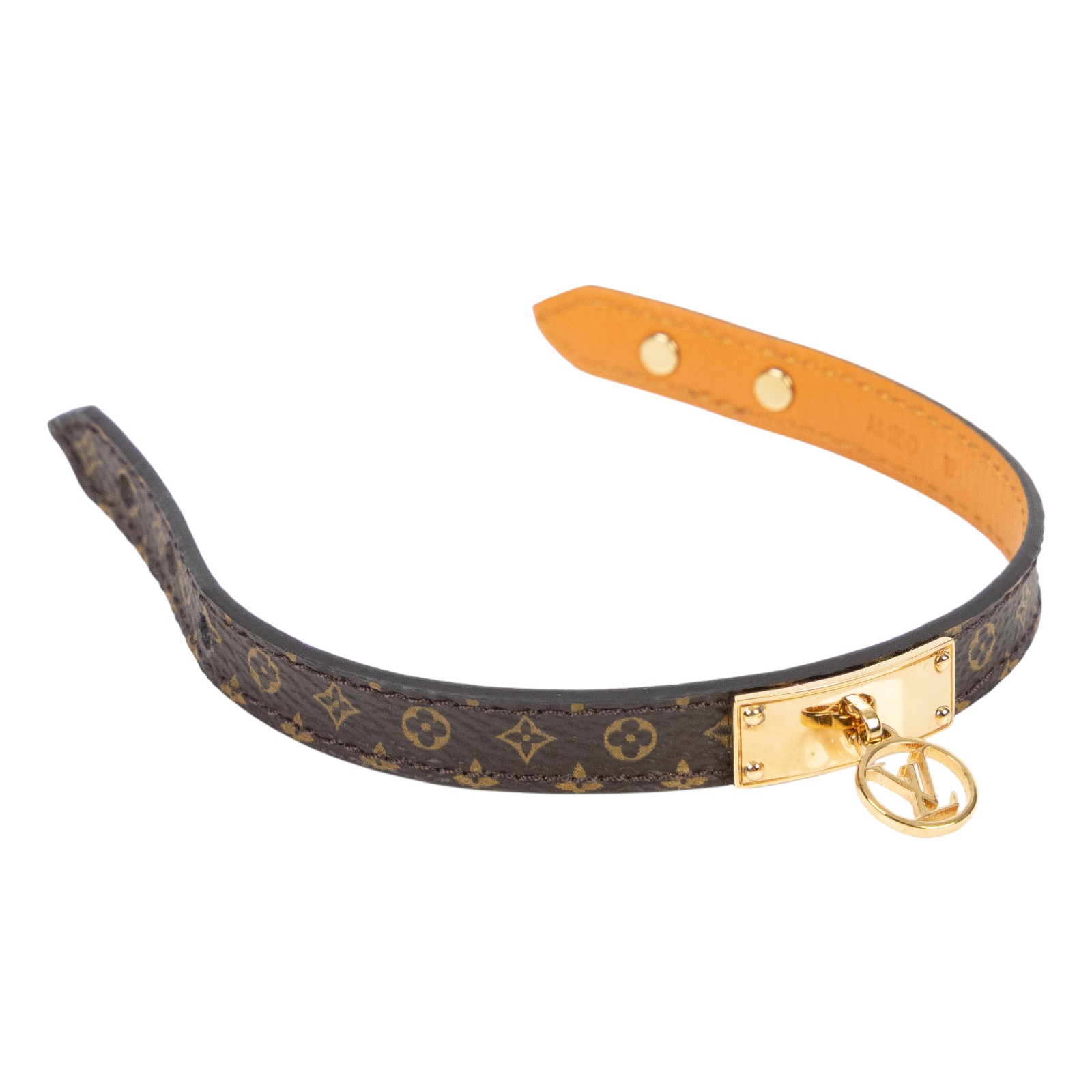 路易威登 LOUIS VUITTON Lo go Mania 手鐲 M4150E MANIA經典花紋LOGO手環 原廠盒子/防塵袋