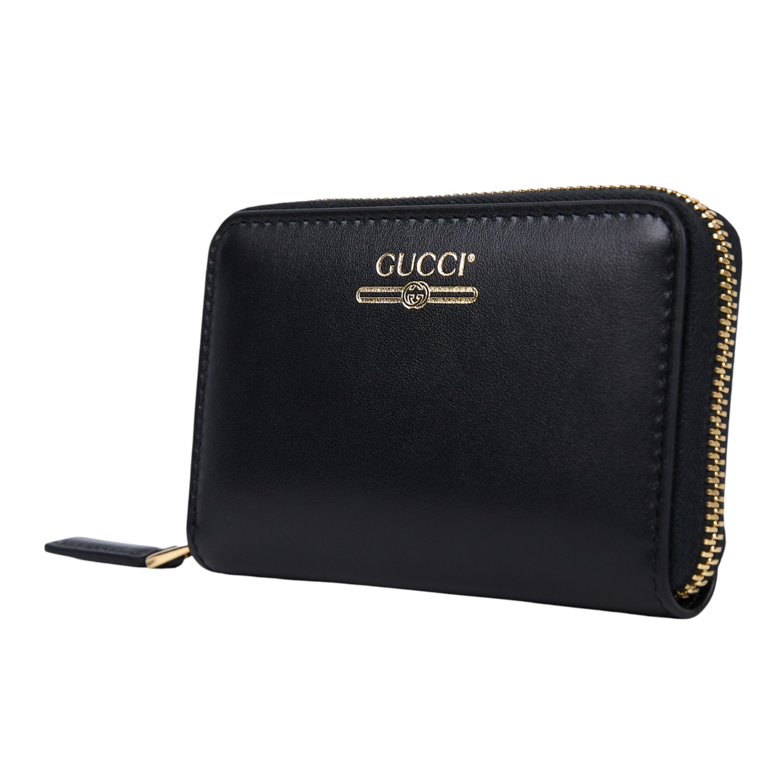 古馳 GUCCI 拉鍊卡夾 零錢包 547597 0YA0G 黑拉鍊零錢包 原廠盒子/防塵袋