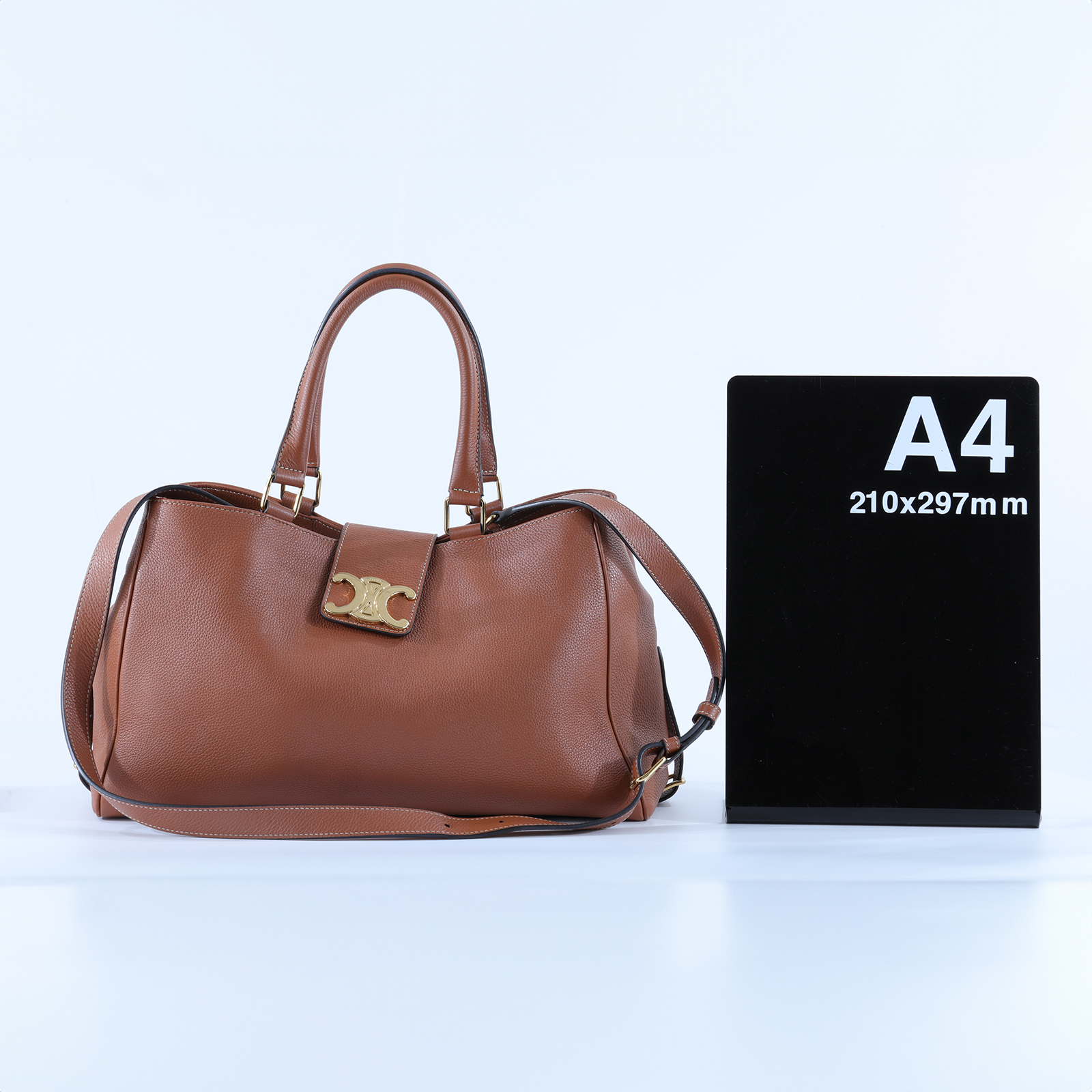 思琳 CELINE Apolline 手提包 中型 114963FK6 焦糖凱旋APPOLINE MEDIUM　擦傷 無附屬品