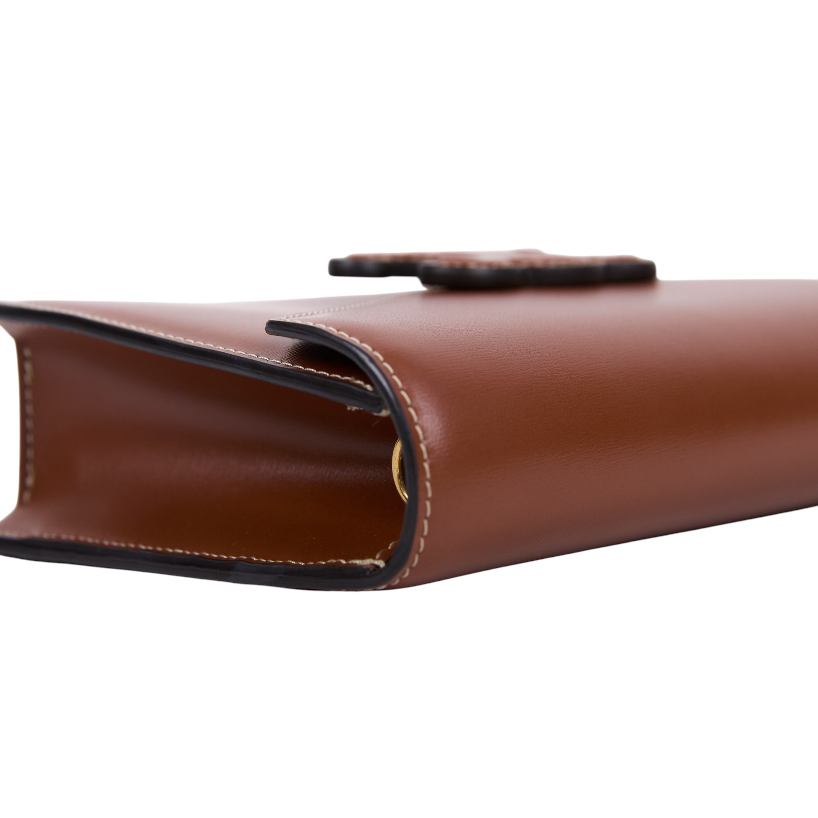 思琳 CELINE Margo 飾鍊錢包 10L043DPV 焦糖TRIOMPHE WOC 防塵袋