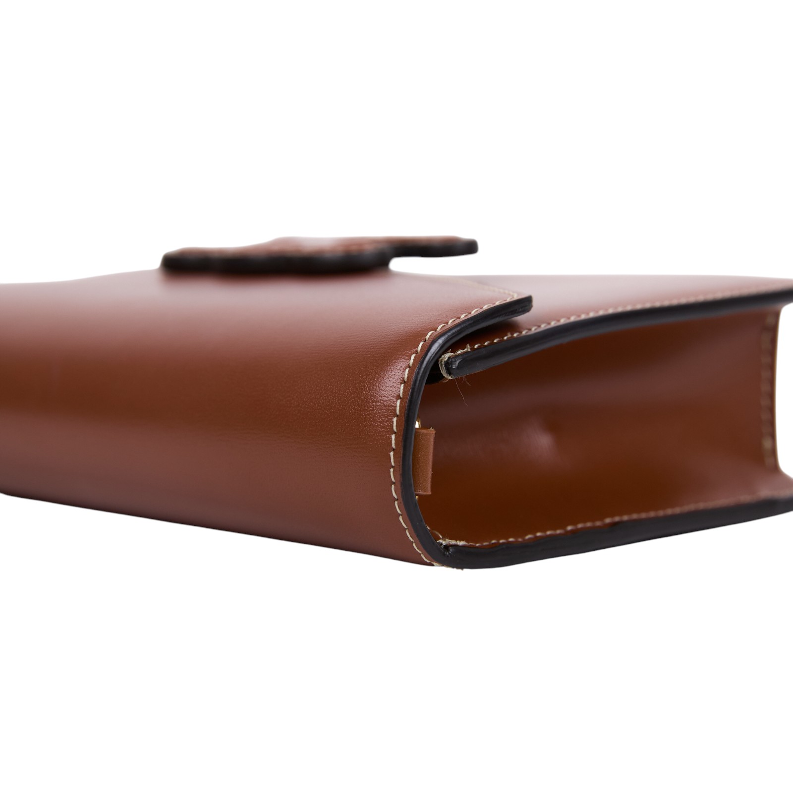 思琳 CELINE Margo 飾鍊錢包 10L043DPV 焦糖TRIOMPHE WOC 防塵袋