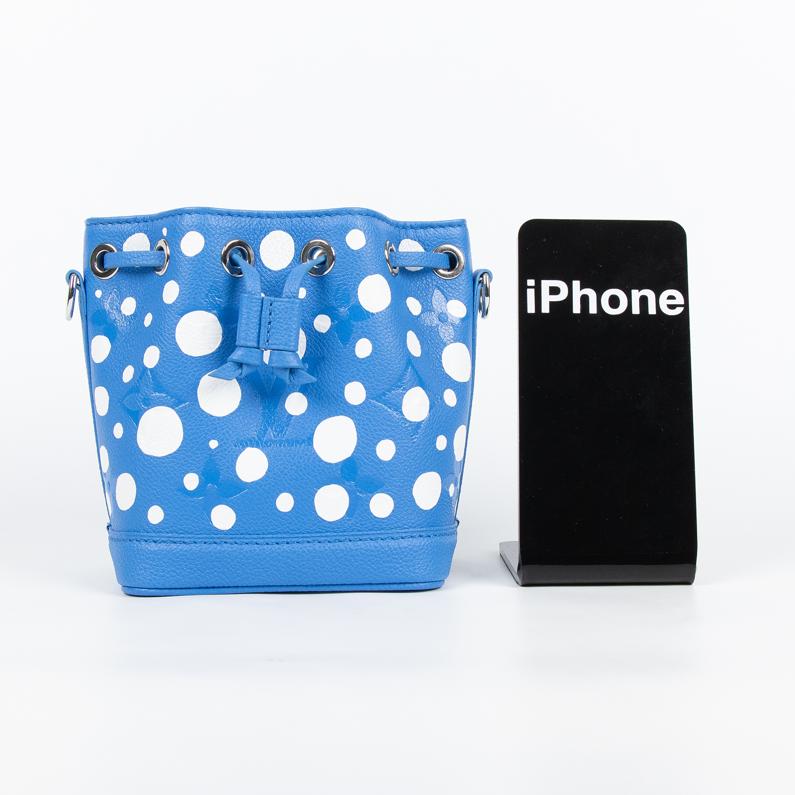 路易威登 LOUIS VUITTON Nano Noé 草間彌生聯名 束口水桶包 M81985 晶片款  原廠盒子/防塵袋/購買證明