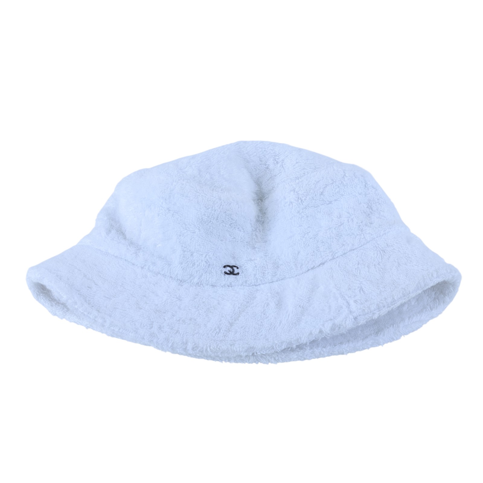 香奈兒 CHANEL CC 漁夫帽  白毛毛漁夫帽 防塵袋