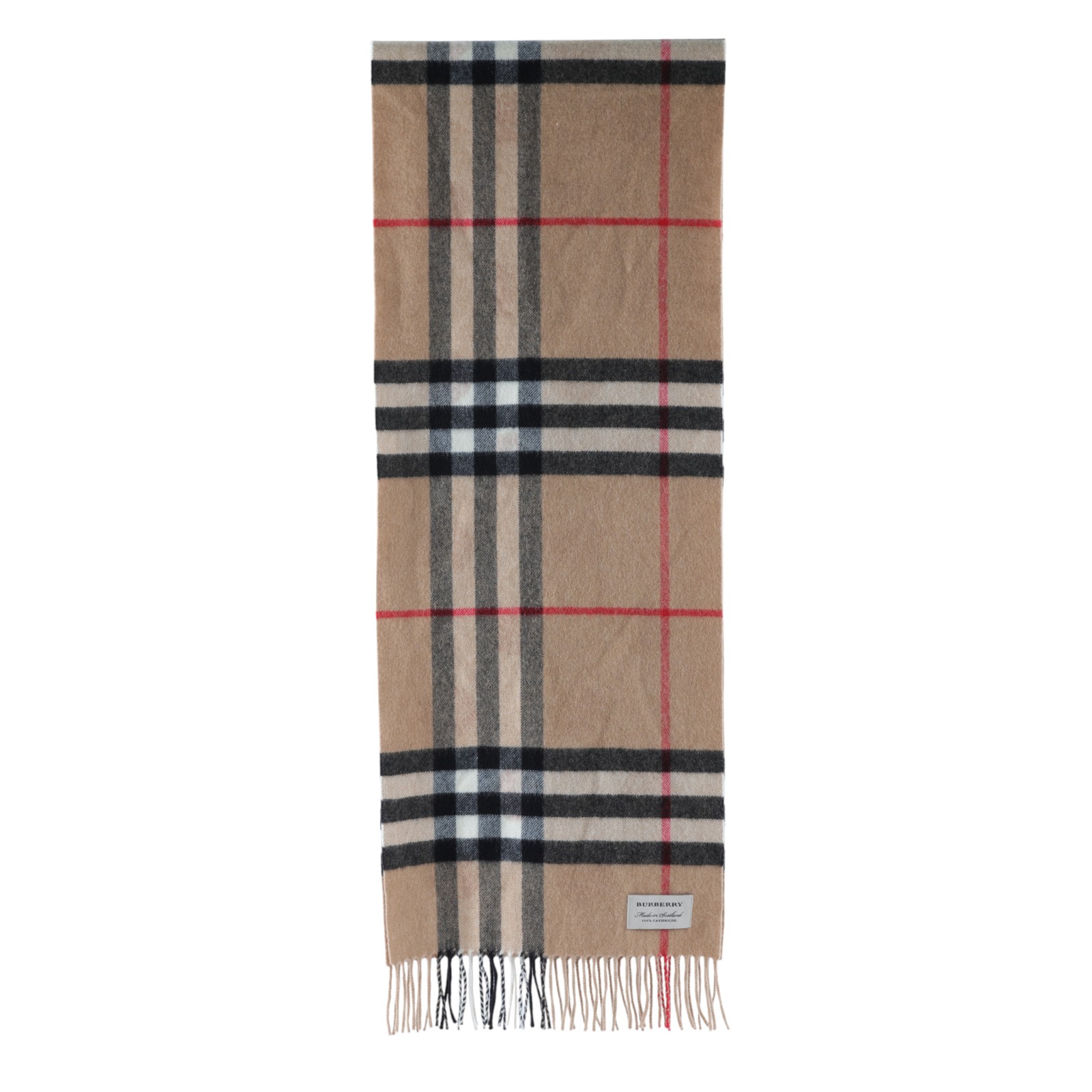 博柏利 BURBERRY 喀什米爾羊毛 圍巾  格紋圍巾 無附屬品