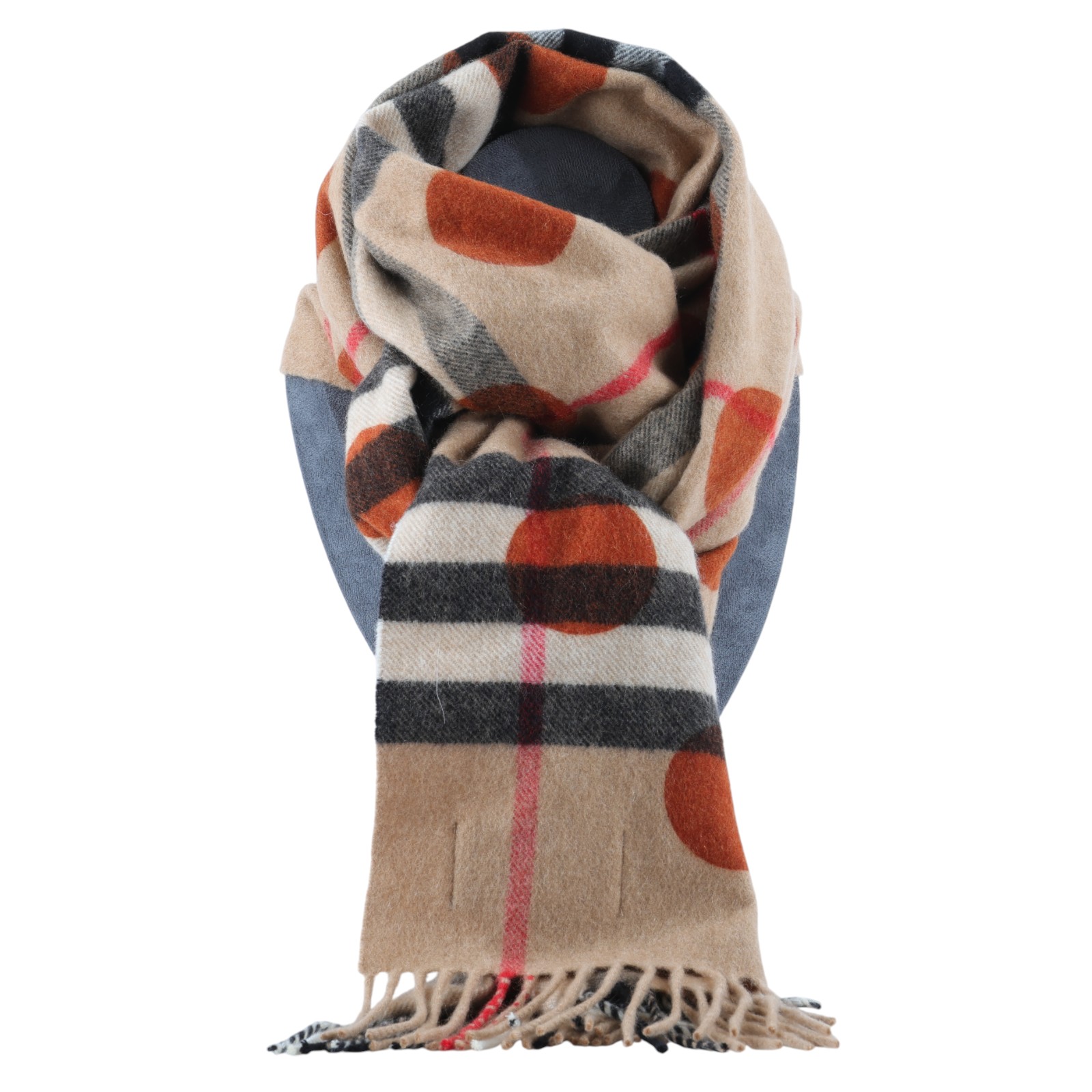 博柏利 BURBERRY 喀什米爾羊毛 圍巾  格紋圍巾 無附屬品