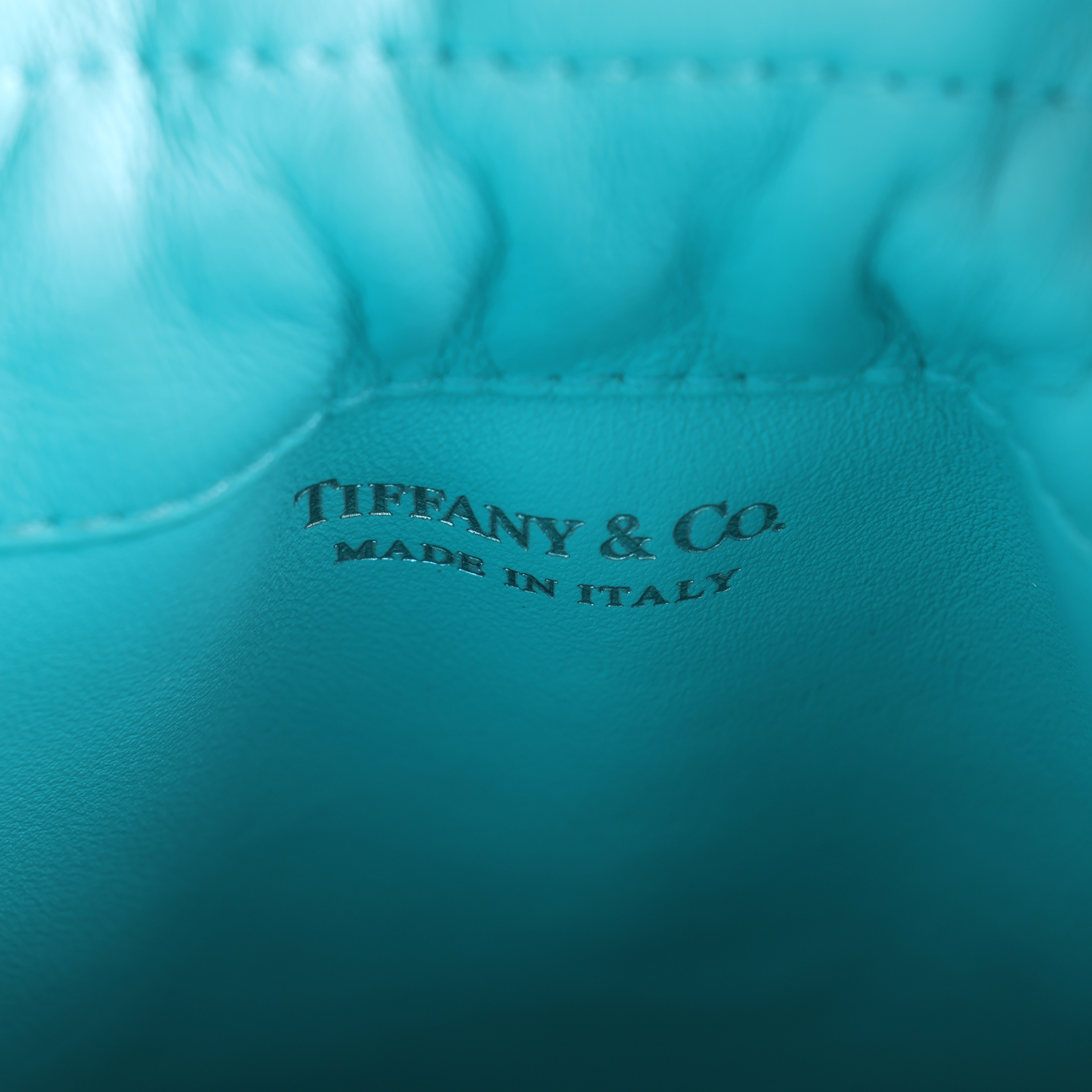 蒂芙尼 TIFFANY＆CO. 中型 拉繩斜背袋  TIFFANY藍束口肩背包 防塵袋