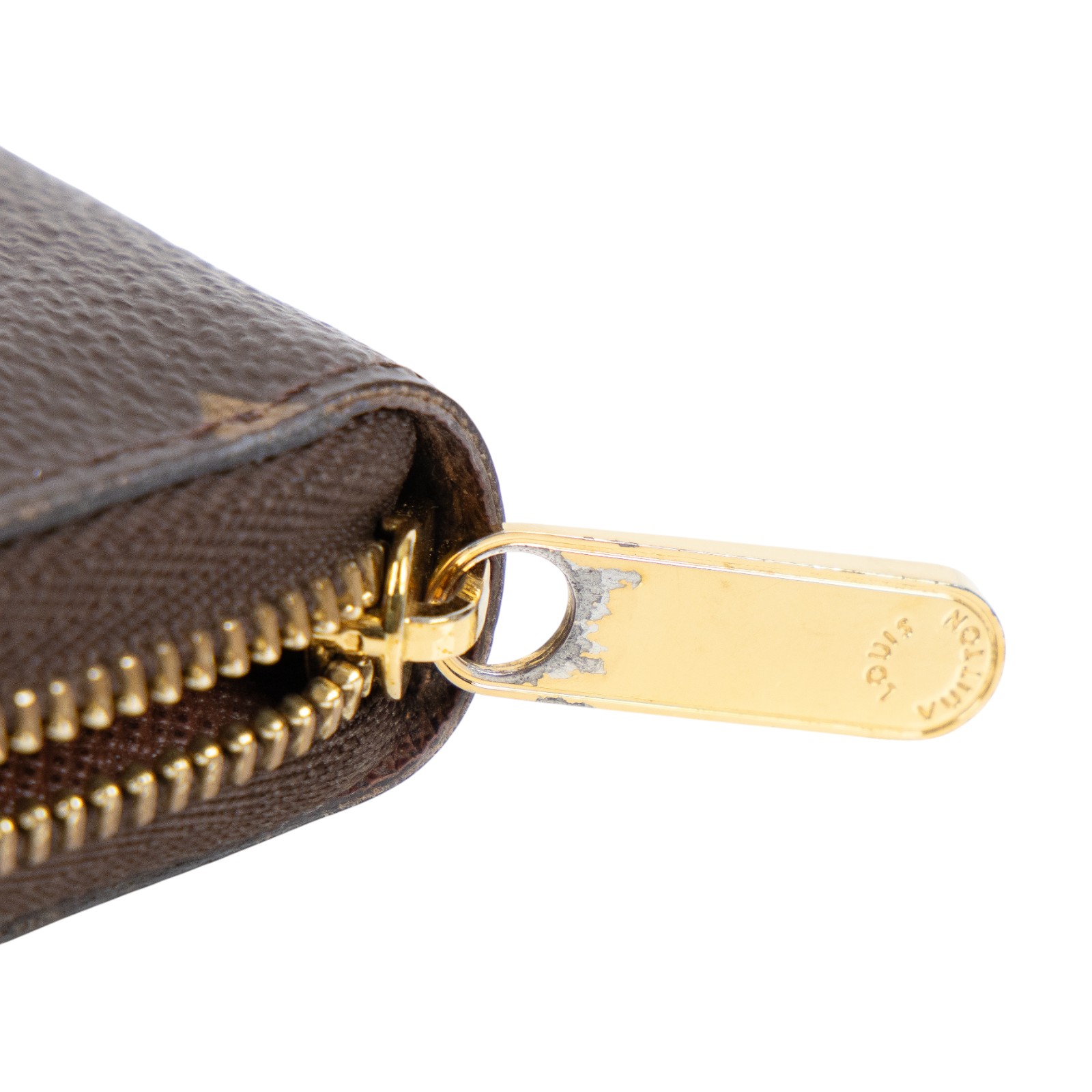 路易威登 LOUIS VUITTON 拉鏈零錢包 經典帆布 M60067 晶片款 原花拉鍊零錢包 原廠盒子/購買證明/防塵袋