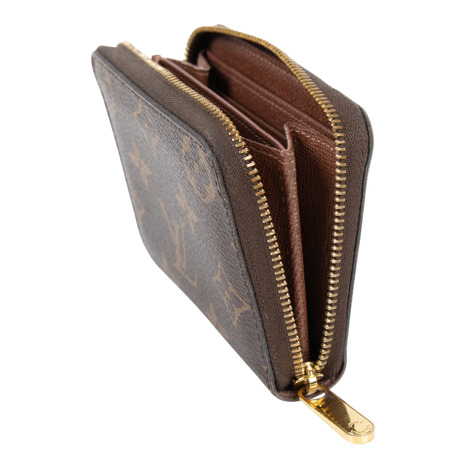 路易威登 LOUIS VUITTON 拉鏈零錢包 經典帆布 M60067 晶片款 原花拉鍊零錢包 原廠盒子/購買證明/防塵袋