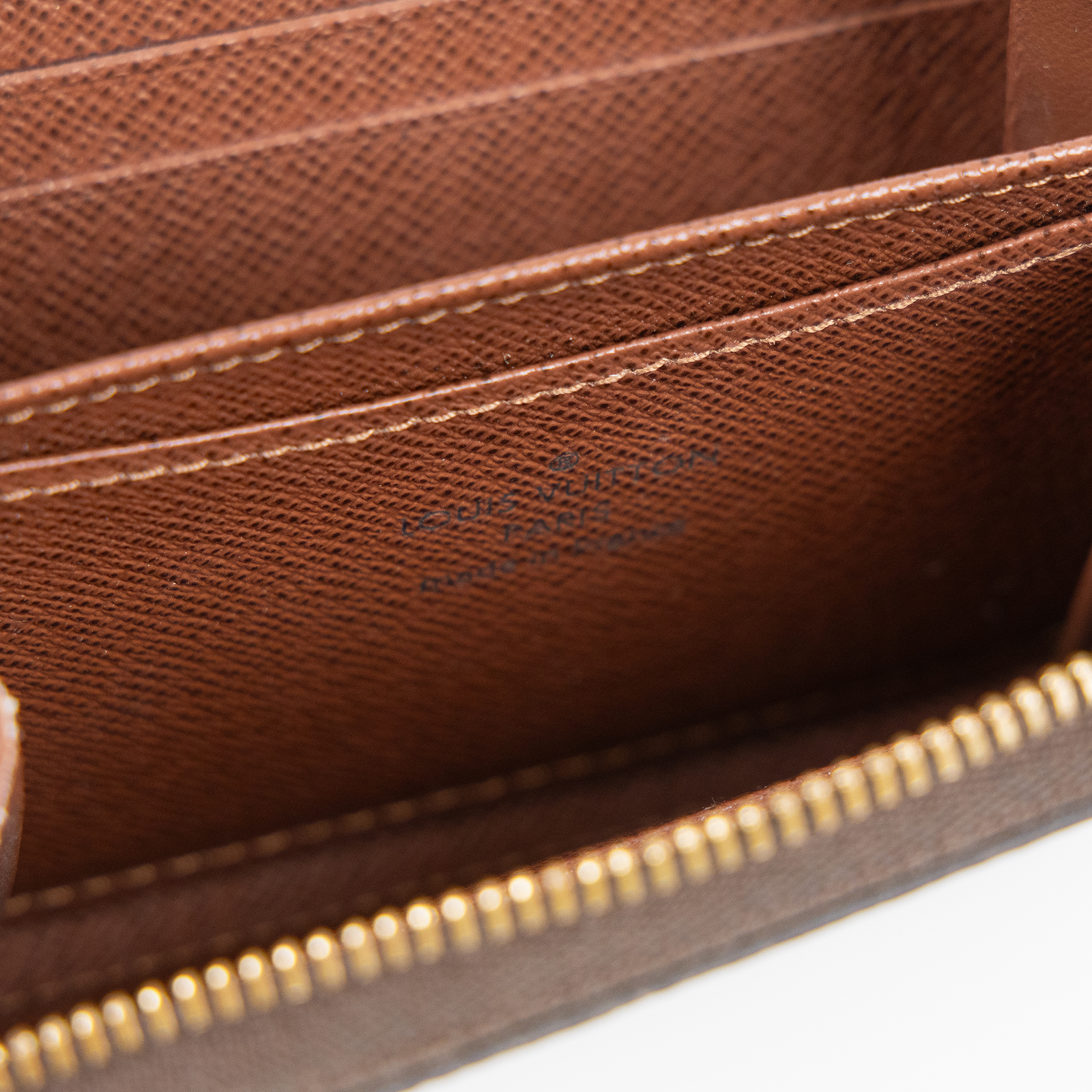 路易威登 LOUIS VUITTON 拉鏈零錢包 經典帆布 M60067 晶片款 原花拉鍊零錢包 原廠盒子/購買證明/防塵袋