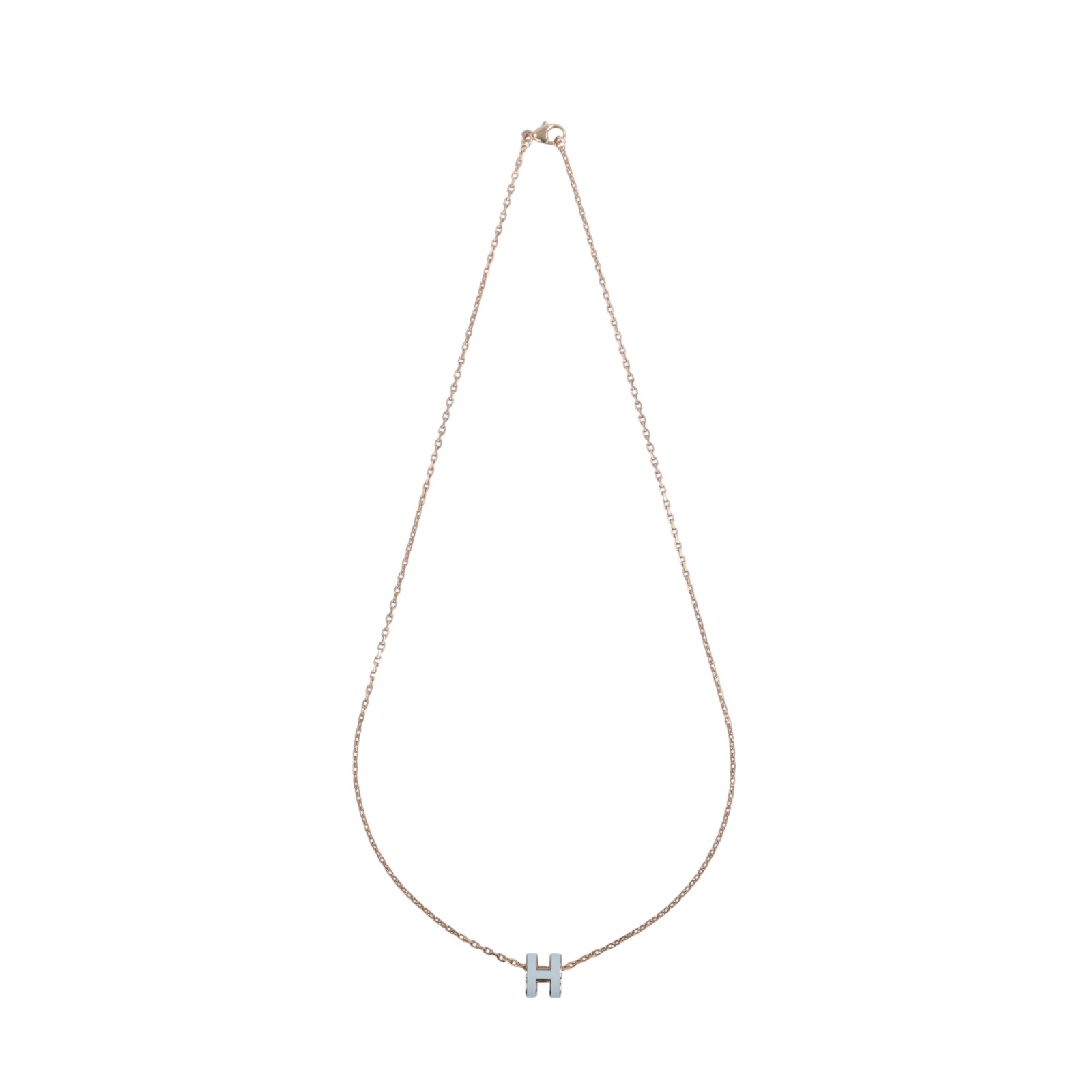 愛馬仕 Hermes Mini Pop H 墜飾 白色 H147992FO49 /ST0264 白/玫金POP耳環 MINI 原廠盒子/購買證明/防塵袋