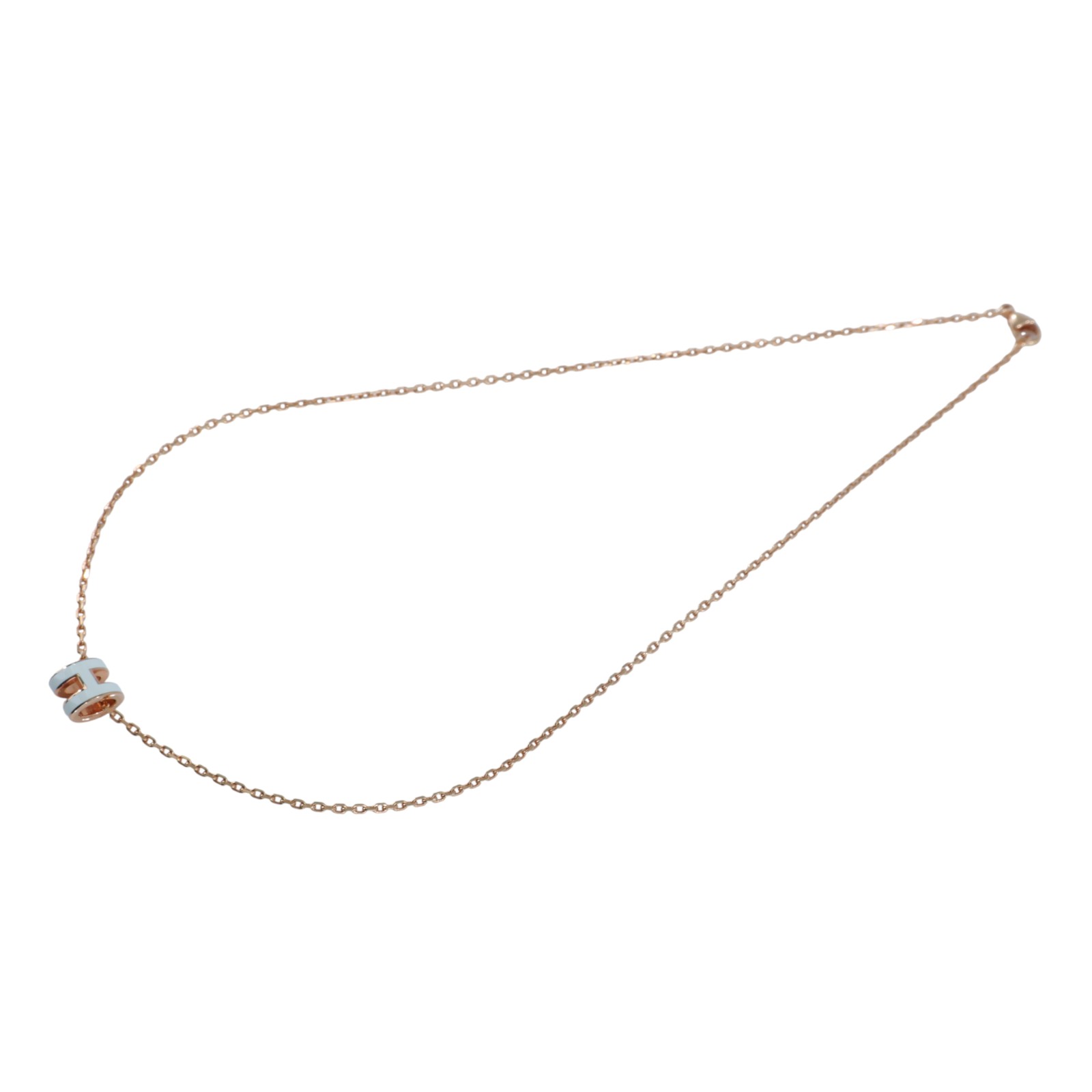 愛馬仕 Hermes Mini Pop H 墜飾 白色 H147992FO49 /ST0264 白/玫金POP耳環 MINI 原廠盒子/購買證明/防塵袋