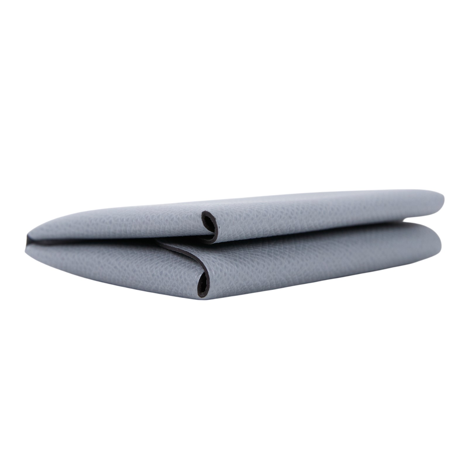 愛馬仕 Hermes Calvi Duo 卡包 木偶灰 銀色五金 H083035CKP0  K刻 P0木偶灰 CALVI DUO EPSOM 原廠盒子/購買證明