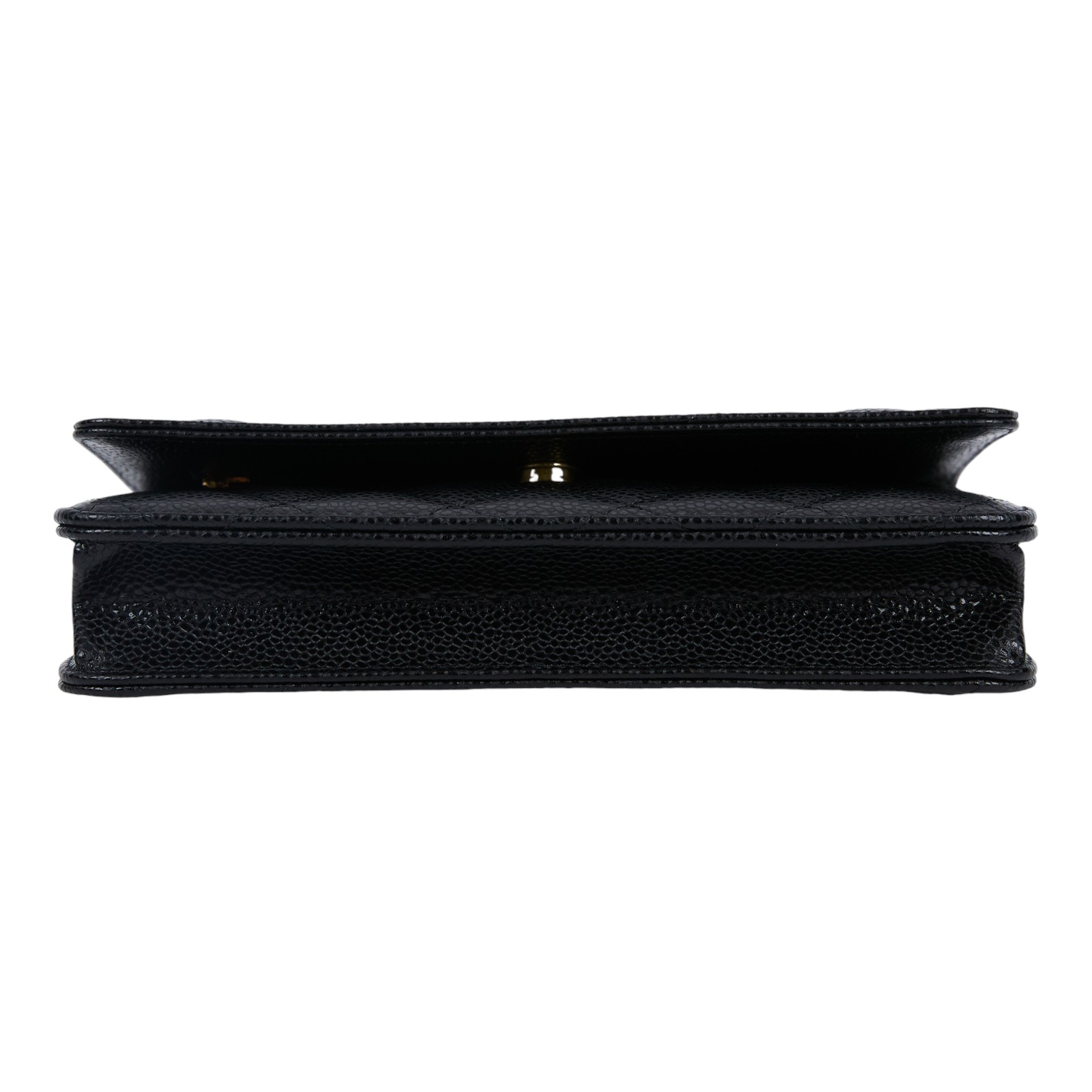 香奈兒 CHANEL CC LOGO 菱格紋 三用 woc 鏈帶包 A33814 晶片款 黑金荔枝COCO WOC 防塵袋/原廠盒子