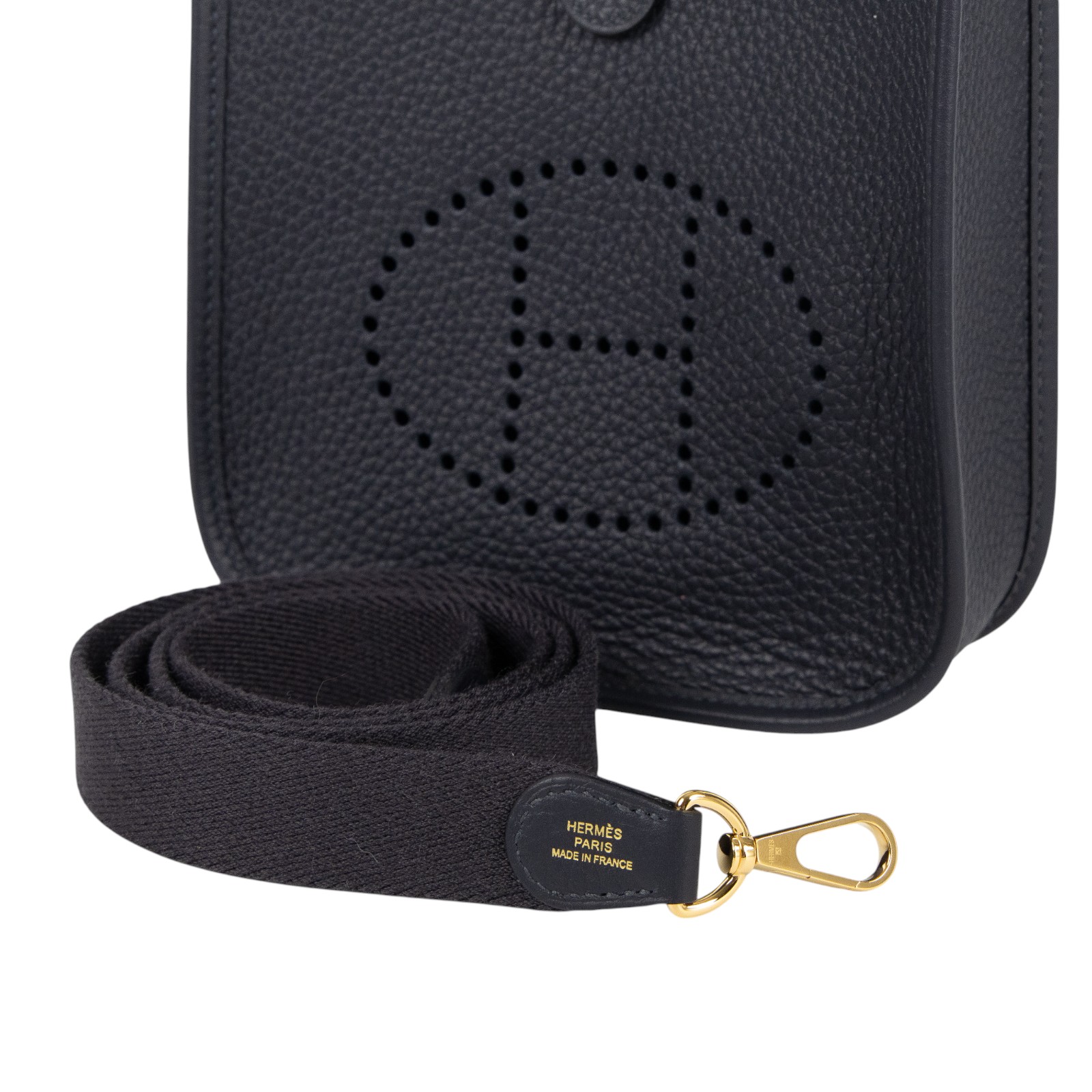 愛馬仕 Hermes Evelyne Bag Mini 伊芙琳包 Evelyne 16 黑色 金色五金 H069426CC89 H069426CC  防塵袋/原廠盒子