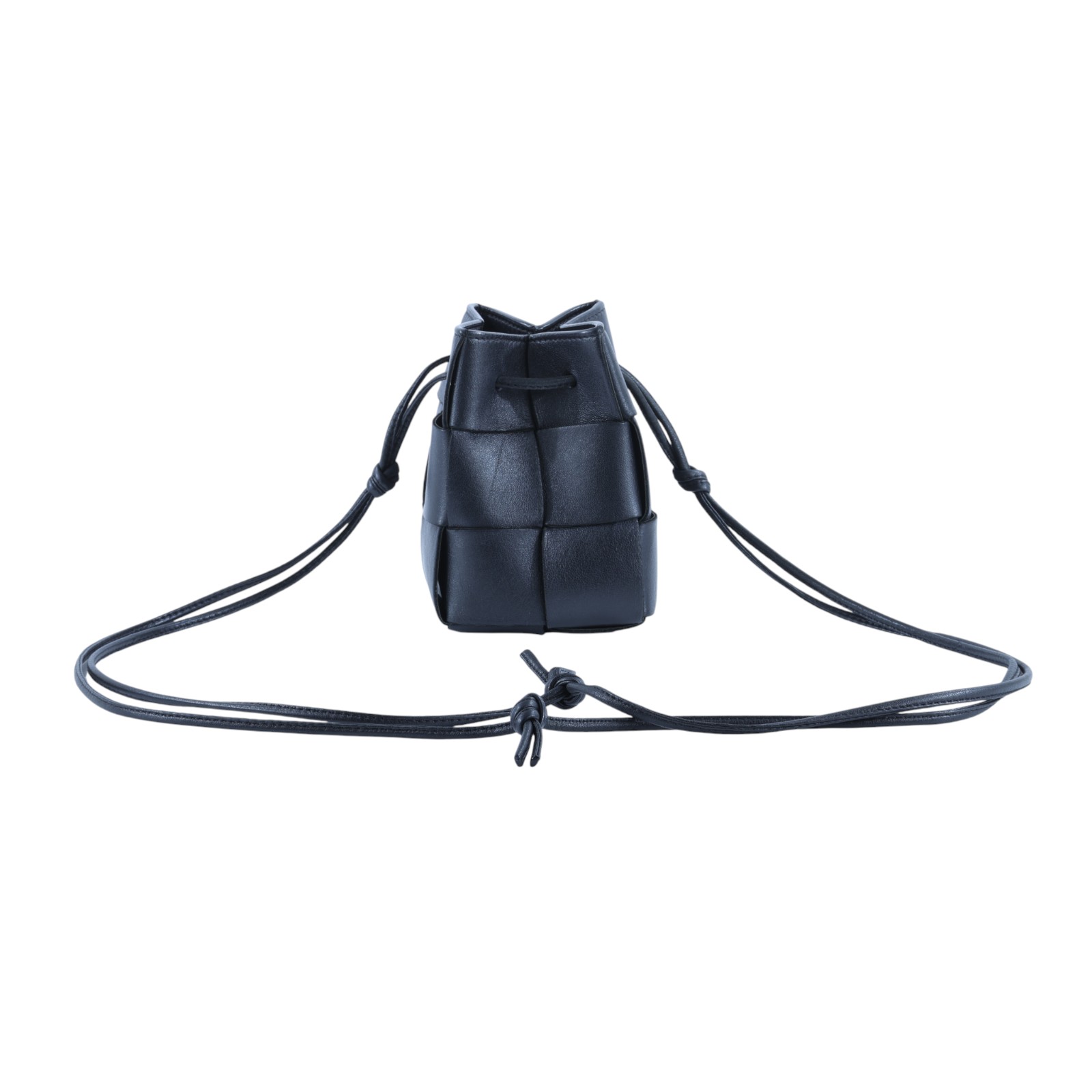 寶緹嘉 BOTTEGA VENETA Cassette 編織 迷你 水桶包 680217 黑CASSETTE MINI水桶包 無附屬品