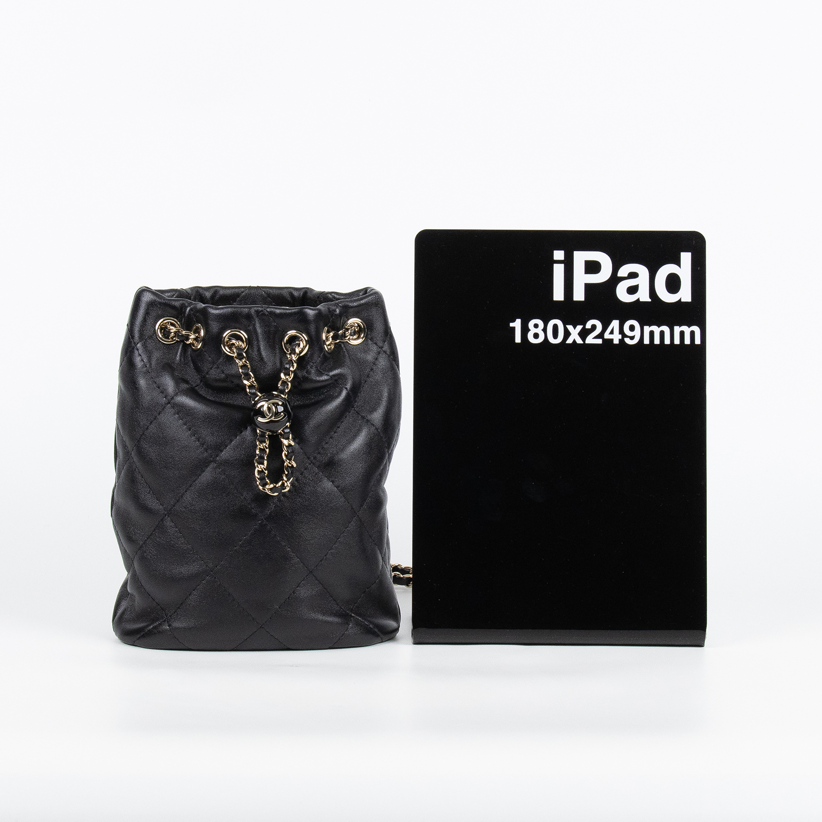 香奈兒 CHANEL 束口 後背包 AS4810 B16379 晶片款 黑羊束口後背包 原廠盒子/購買證明/防塵袋