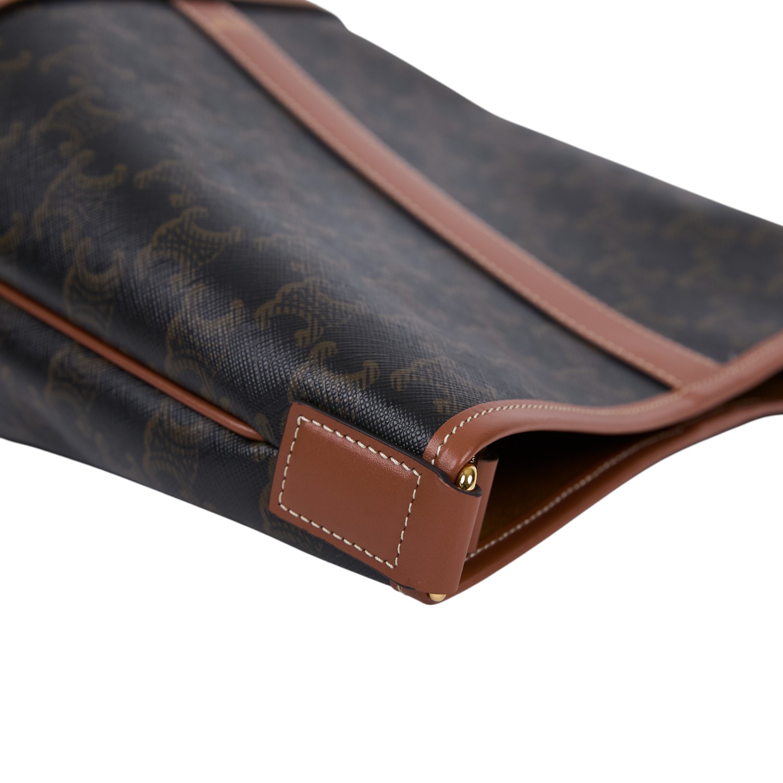 思琳 CELINE Triomphe帆布 小型 Bucket 肩背 水桶包 191442CAS  原廠盒子/購買證明/防塵袋