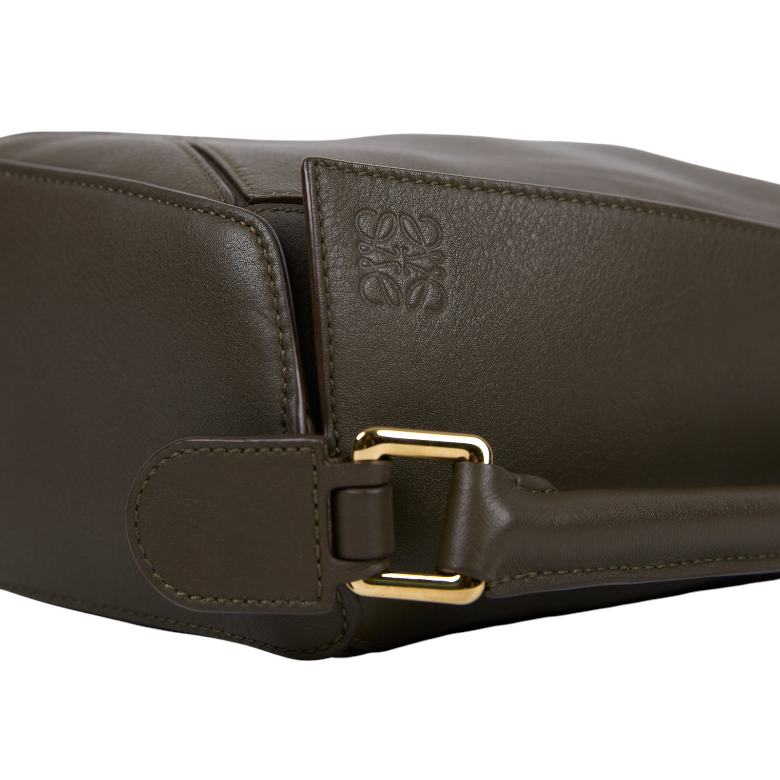 羅意威 LOEWE Small Puzzle bag 肩背 斜背包 322.30.S21 深綠PUZZLE SMALL 原廠盒子/防塵袋