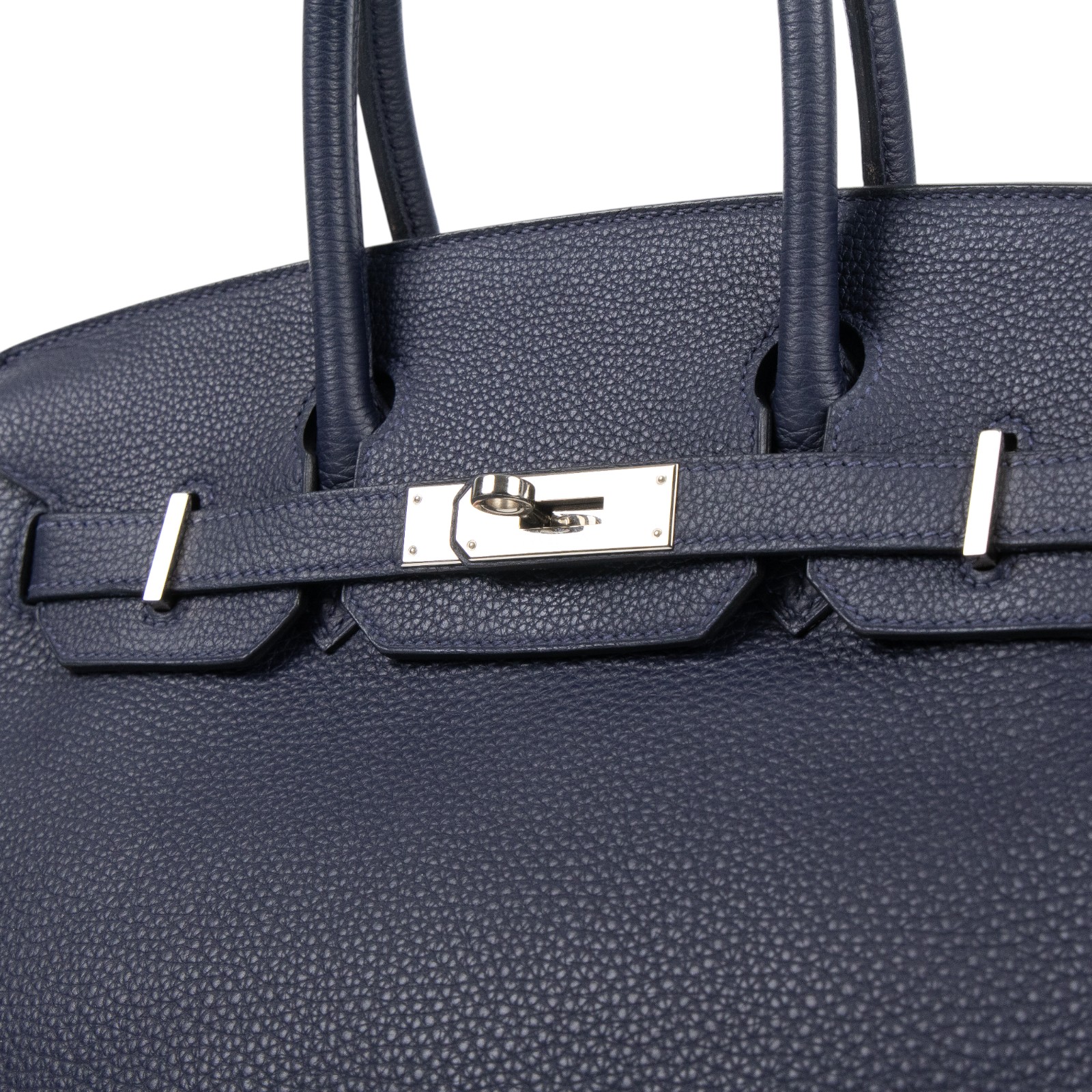 愛馬仕 Hermes Birkin Bag 柏金包 30 BK30 T刻 深藍BIRKIN30 原廠盒子(盒子破損)/鎖組