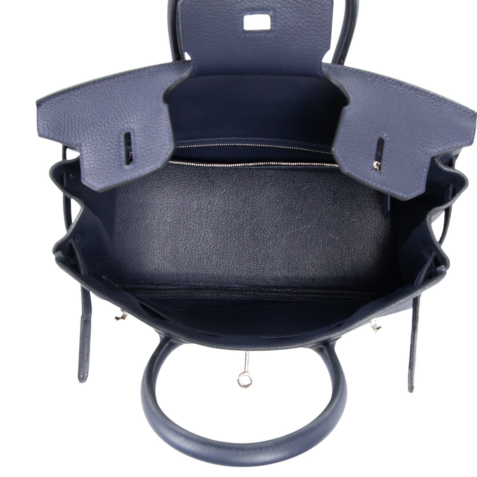 愛馬仕 Hermes Birkin Bag 柏金包 30 BK30 T刻 深藍BIRKIN30 原廠盒子(盒子破損)/鎖組