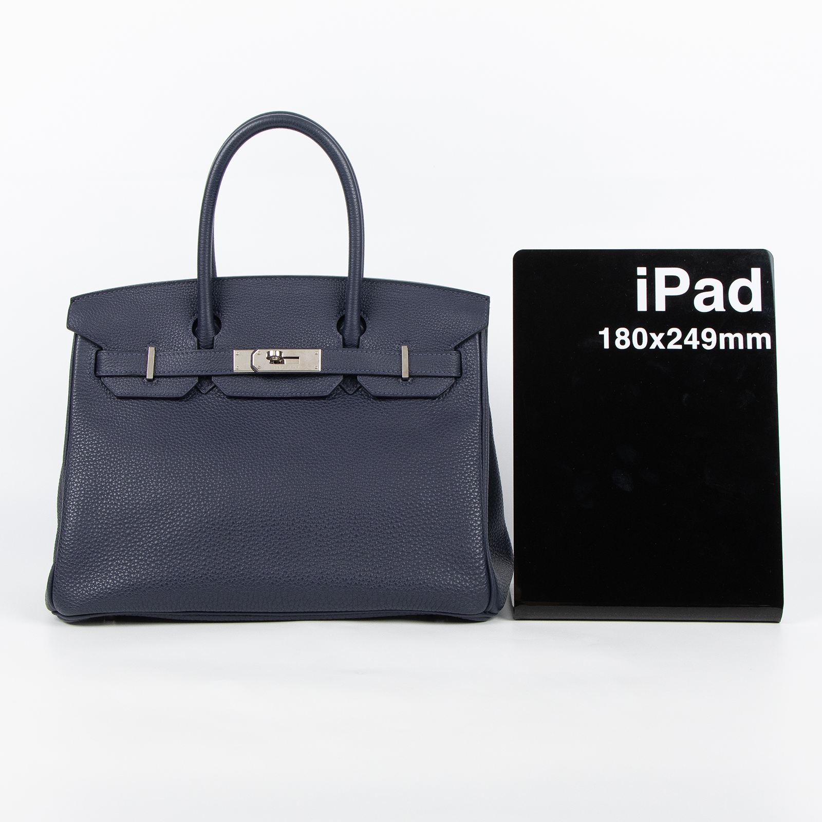 愛馬仕 Hermes Birkin Bag 柏金包 30 BK30 T刻 深藍BIRKIN30 原廠盒子(盒子破損)/鎖組