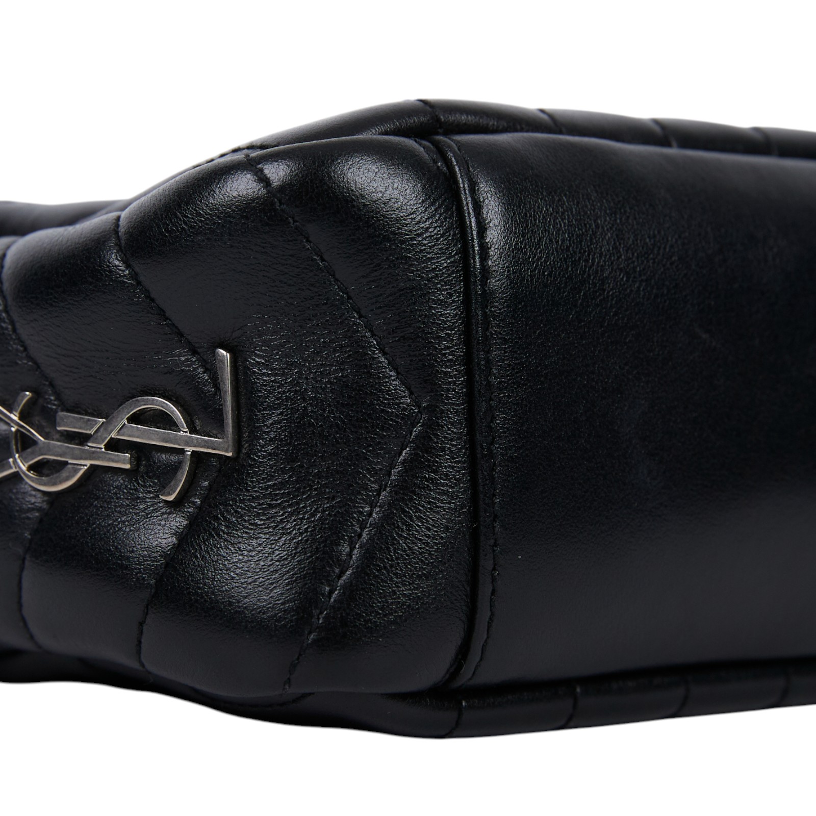 聖羅蘭 YSL SAINT LAURENT Loulou Bowling Mini 肩背包 457588 黑LOULOU BOWLING 防塵袋