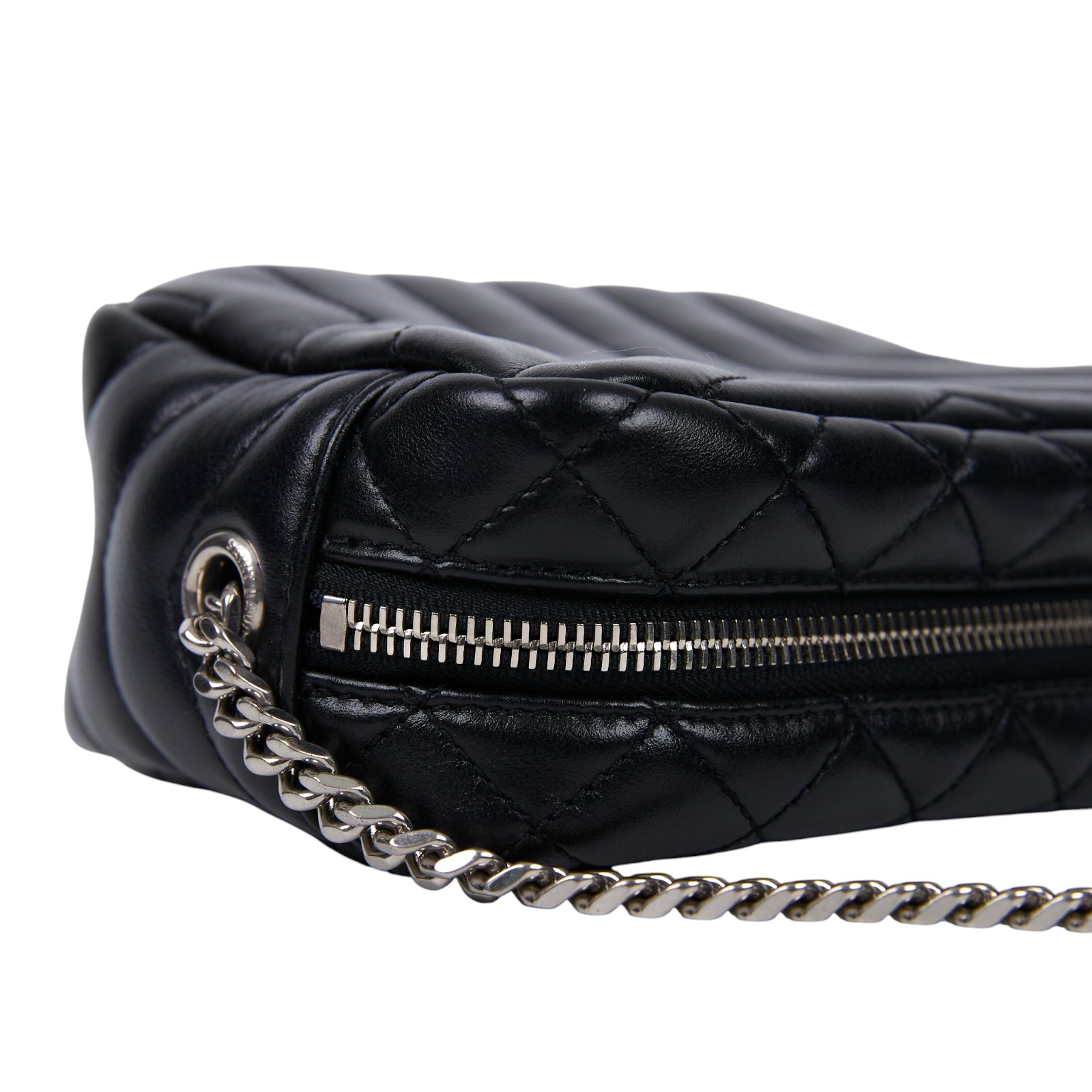 聖羅蘭 YSL SAINT LAURENT Loulou Bowling Mini 肩背包 457588 黑LOULOU BOWLING 防塵袋