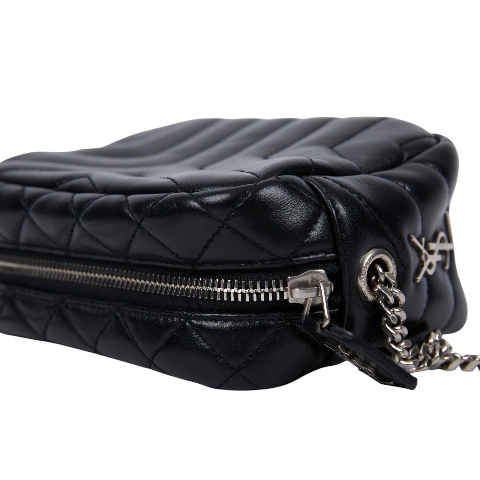 聖羅蘭 YSL SAINT LAURENT Loulou Bowling Mini 肩背包 457588 黑LOULOU BOWLING 防塵袋