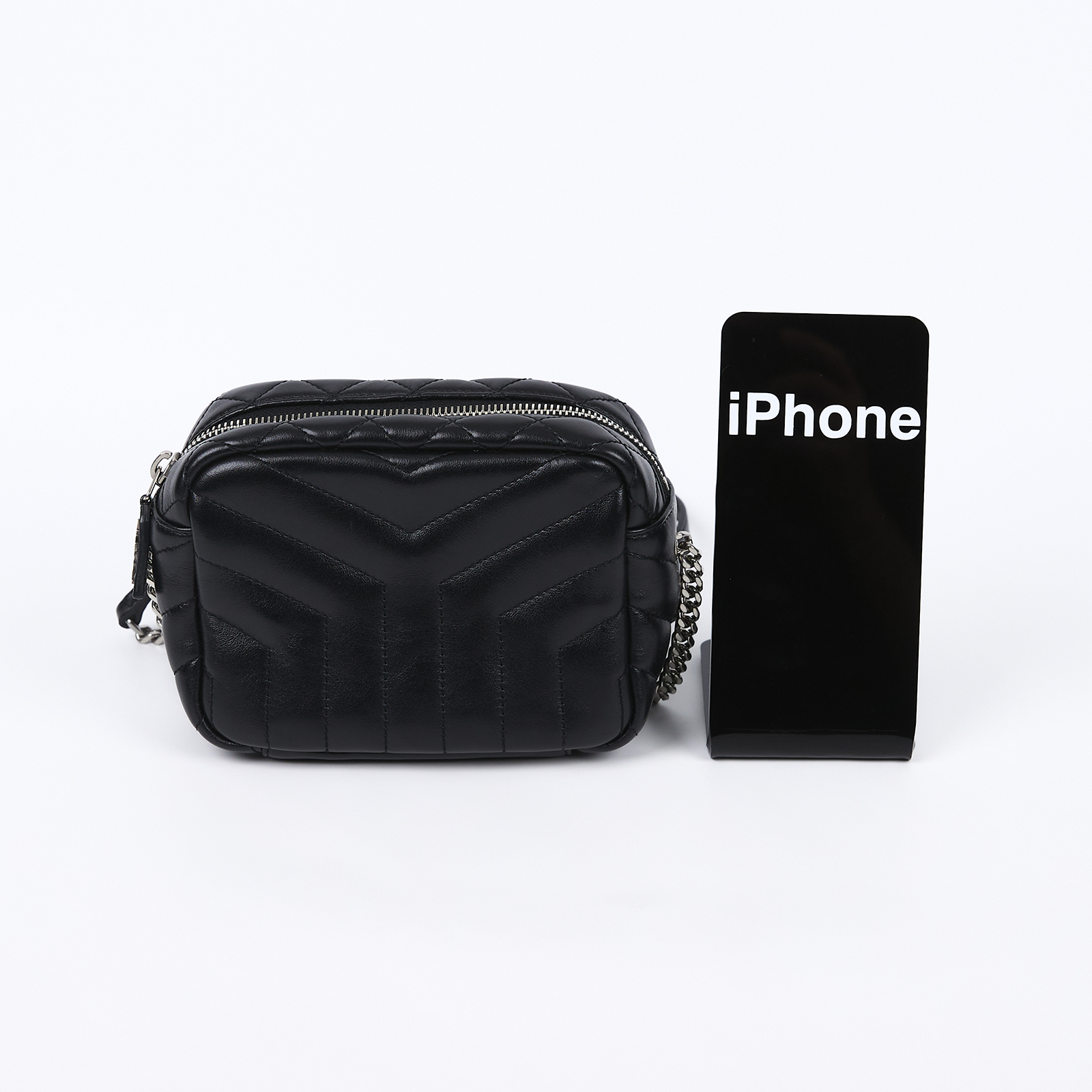 聖羅蘭 YSL SAINT LAURENT Loulou Bowling Mini 肩背包 457588 黑LOULOU BOWLING 防塵袋