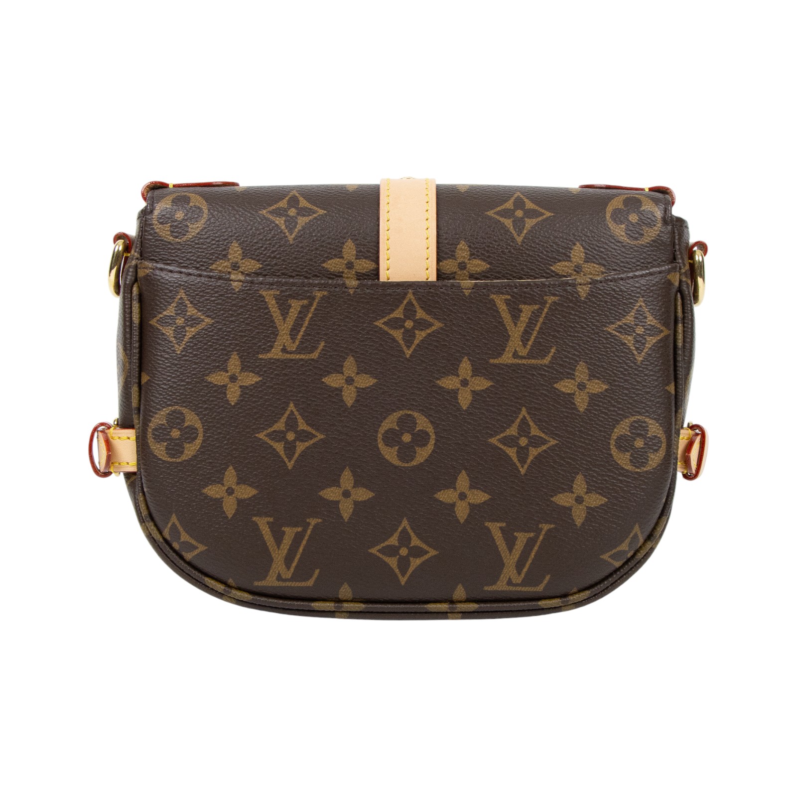 路易威登 LOUIS VUITTON Saumur BB  手提 馬鞍斜背包 M46740 晶片款 原花Saumur BB肩背包 原廠盒子/防塵袋/背帶3