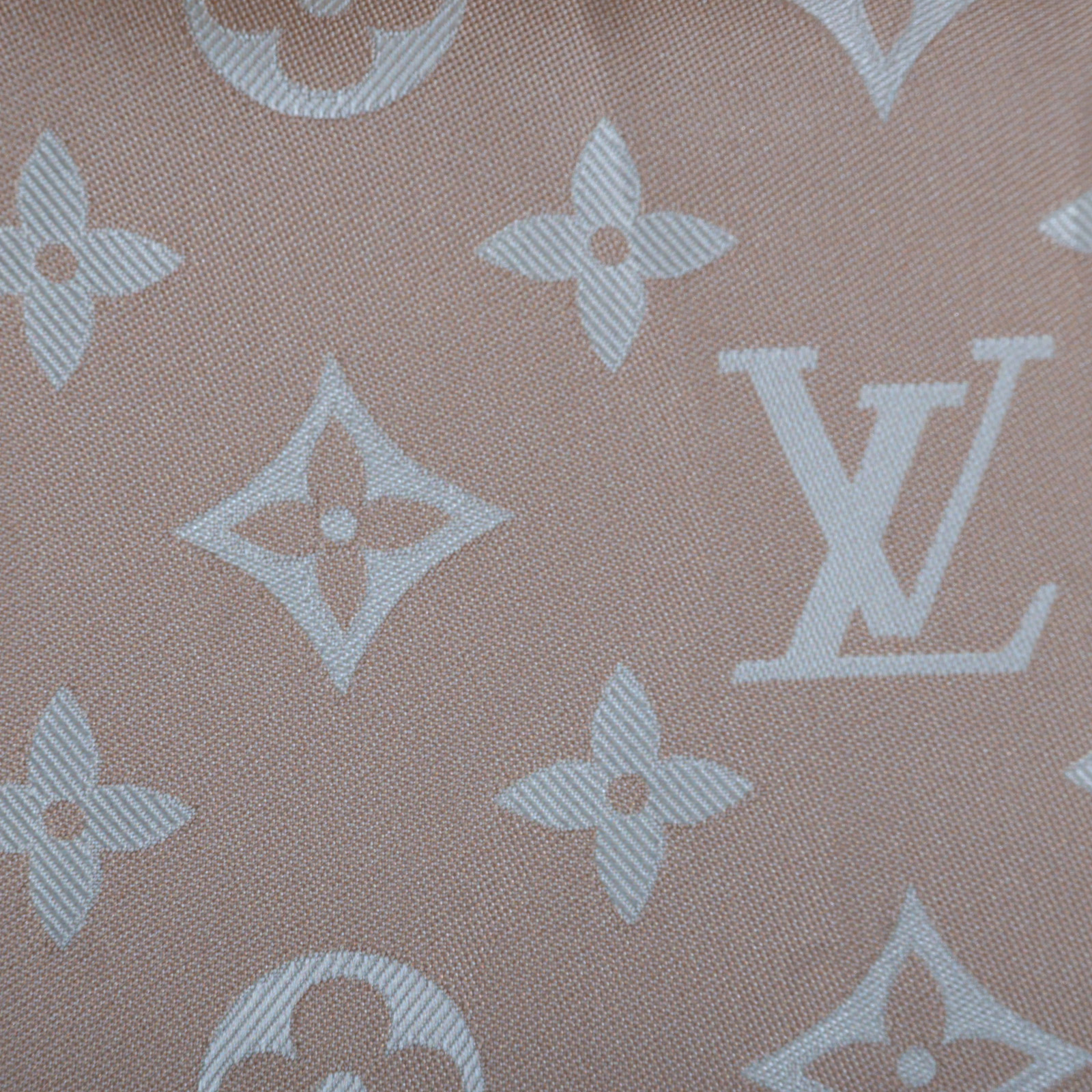 路易威登 LOUIS VUITTON monogram infinity square 絲巾 蠶絲 M79931 粉原花印花絲巾 90CM 原廠盒子