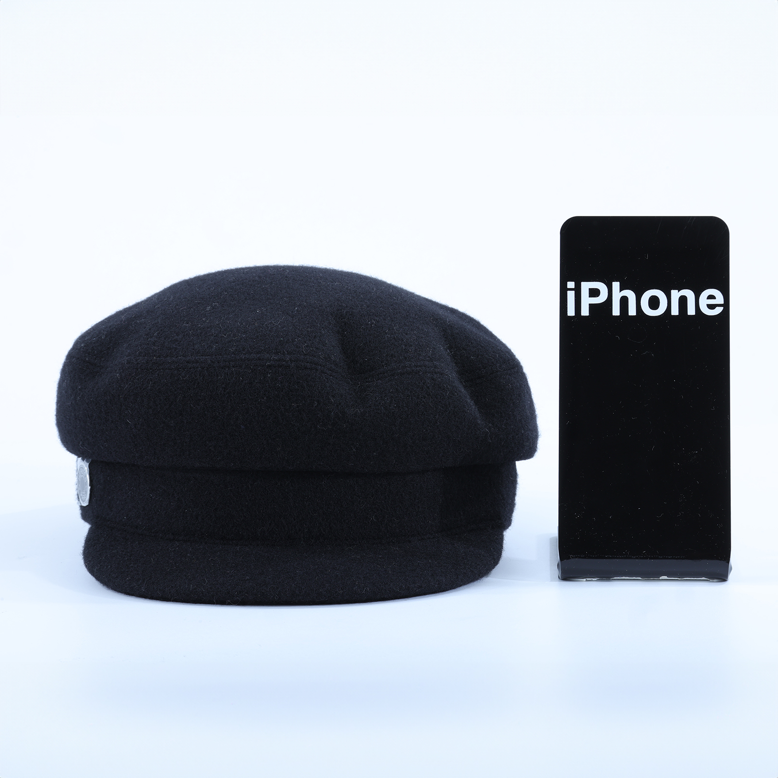 愛馬仕 Hermes Giulietta Seashell 女士休閒帽 黑色 H241066Nv0258 241066N 0258 #58  無附屬品