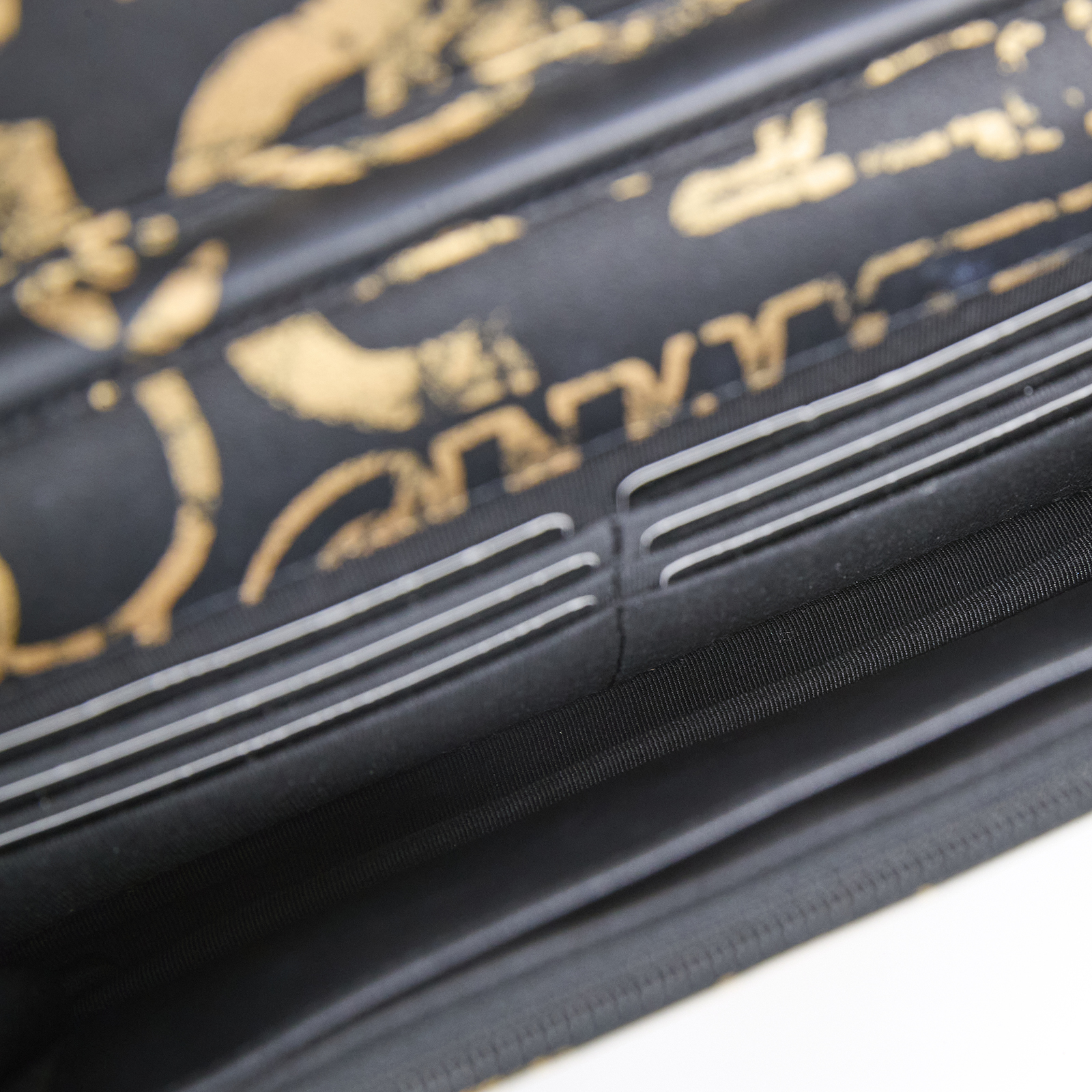 香奈兒 CHANEL WOC 手提 口蓋包 AP0388 B00912 28開黑羊燙金山茶花WOC 原廠盒子/防塵袋/購買證明