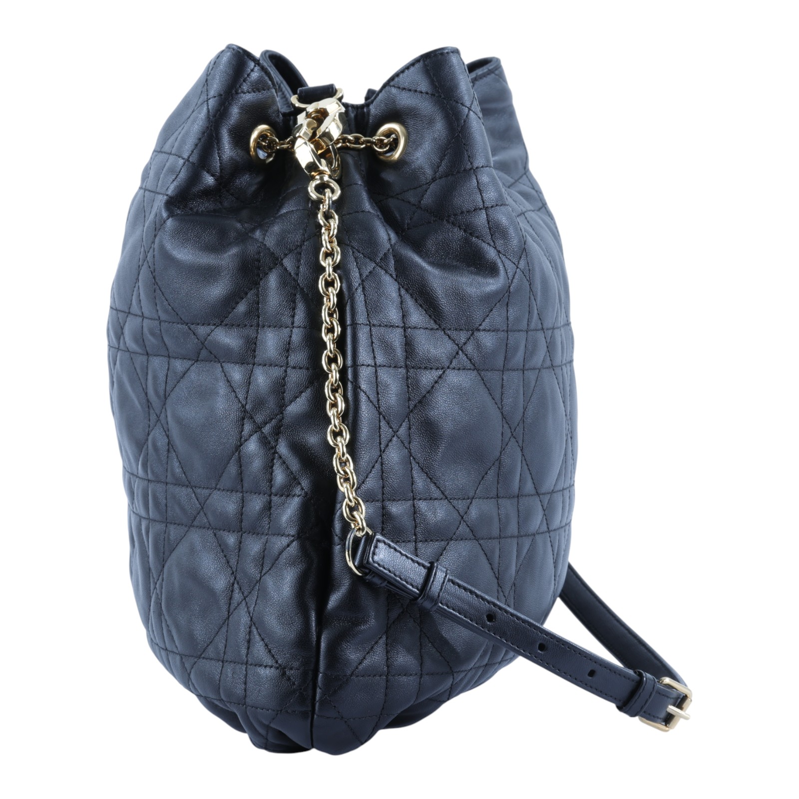 迪奧 CHRISTIAN DIOR Ammi Large 斜背包  黑羊AMMI 防塵袋/保證卡