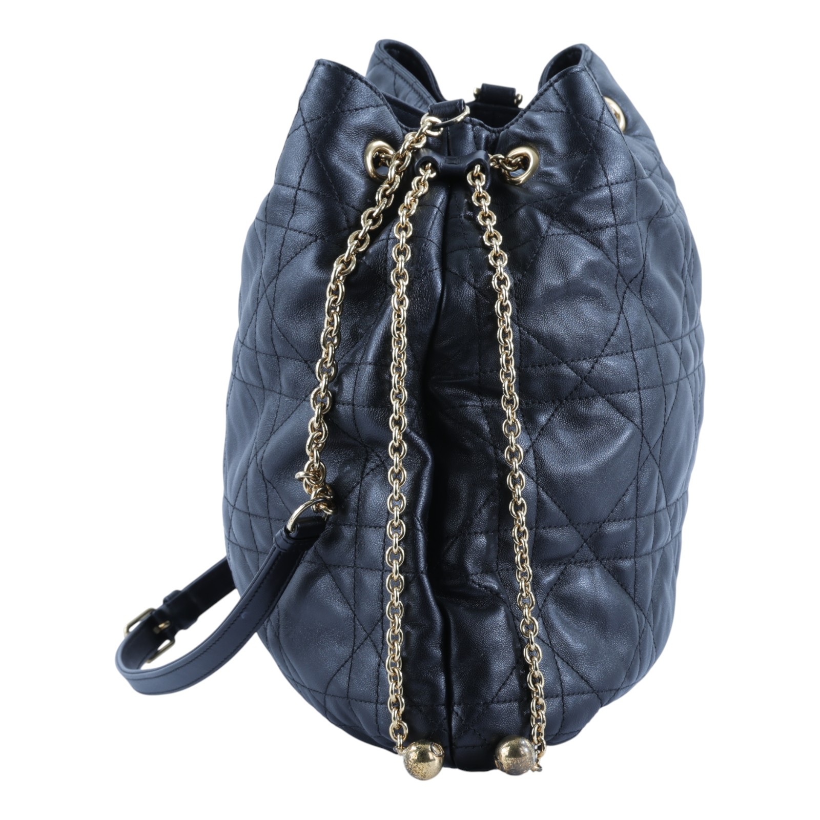 迪奧 CHRISTIAN DIOR Ammi Large 斜背包  黑羊AMMI 防塵袋/保證卡