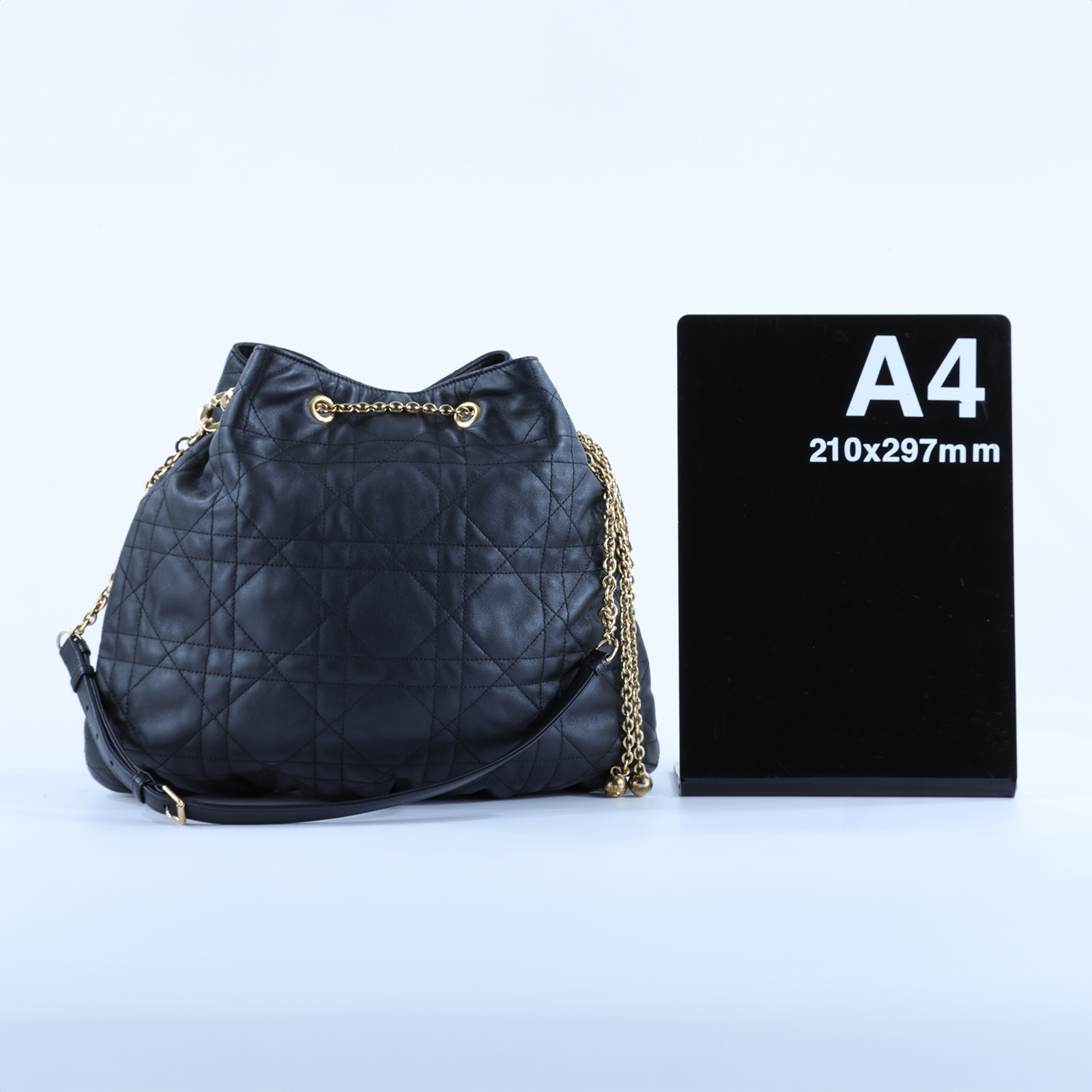 迪奧 CHRISTIAN DIOR Ammi Large 斜背包  黑羊AMMI 防塵袋/保證卡