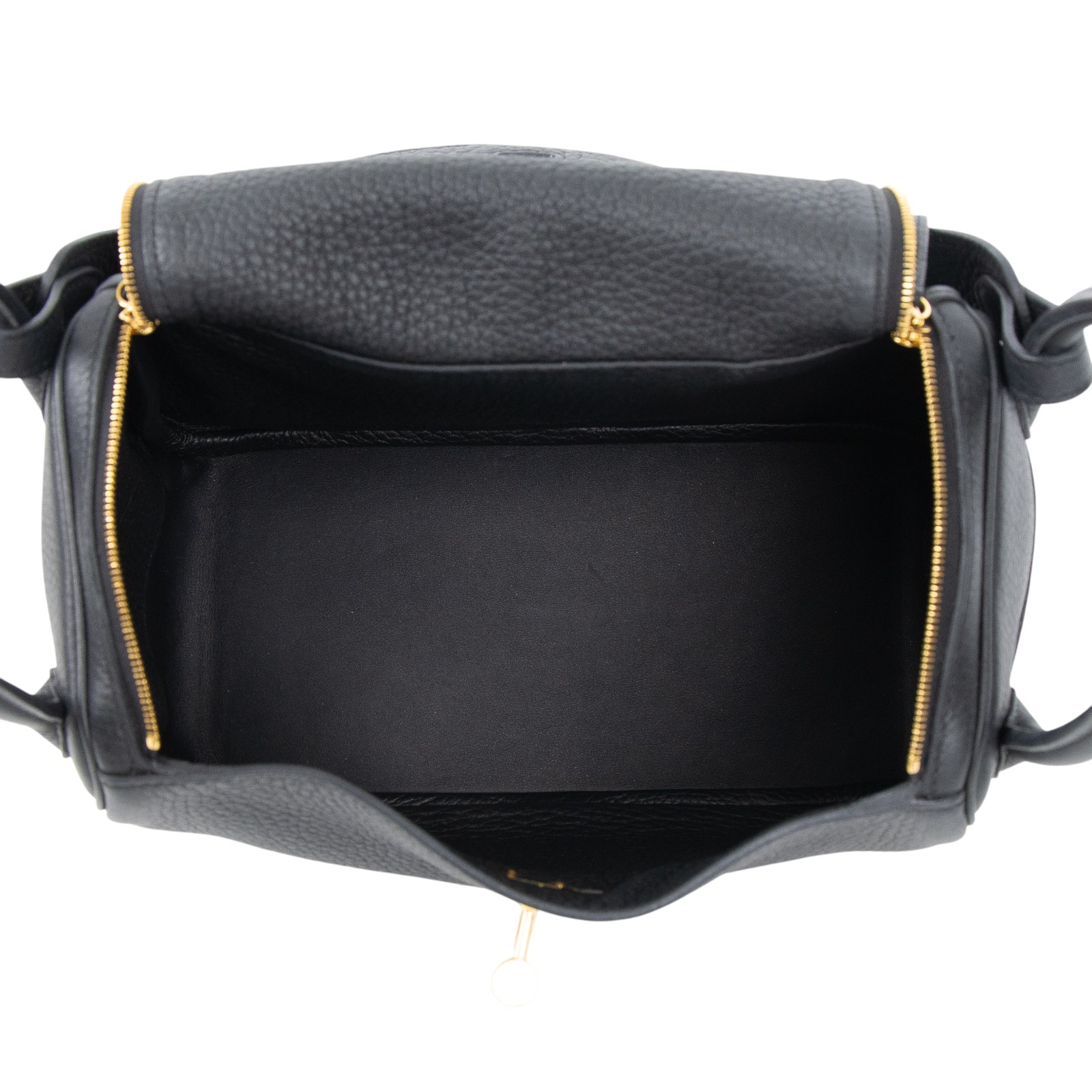 愛馬仕 Hermes Lindy 琳迪包 26 黑色 金色五金 H073428CC89 /  原廠盒子/購買證明/發票/防塵袋