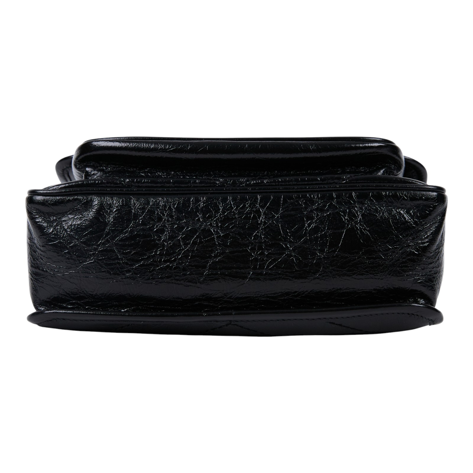 聖羅蘭 YSL SAINT LAURENT Niki 復古小牛皮 Baby 斜背 翻蓋包 6331850EN08 黑NIKI BABY 防塵袋/購買證明