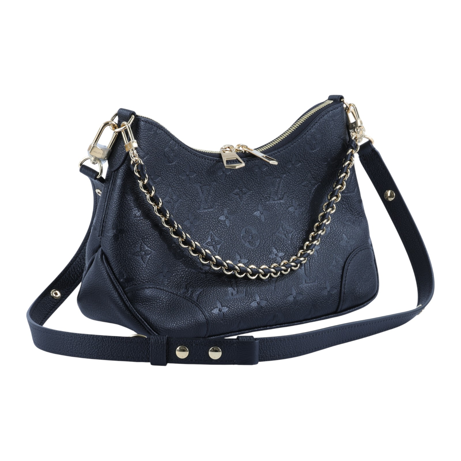 路易威登 LOUIS VUITTON Boulogne PM 肩背包 M12930 晶片款 黑壓紋BOULOGNE PM 防塵袋/背帶