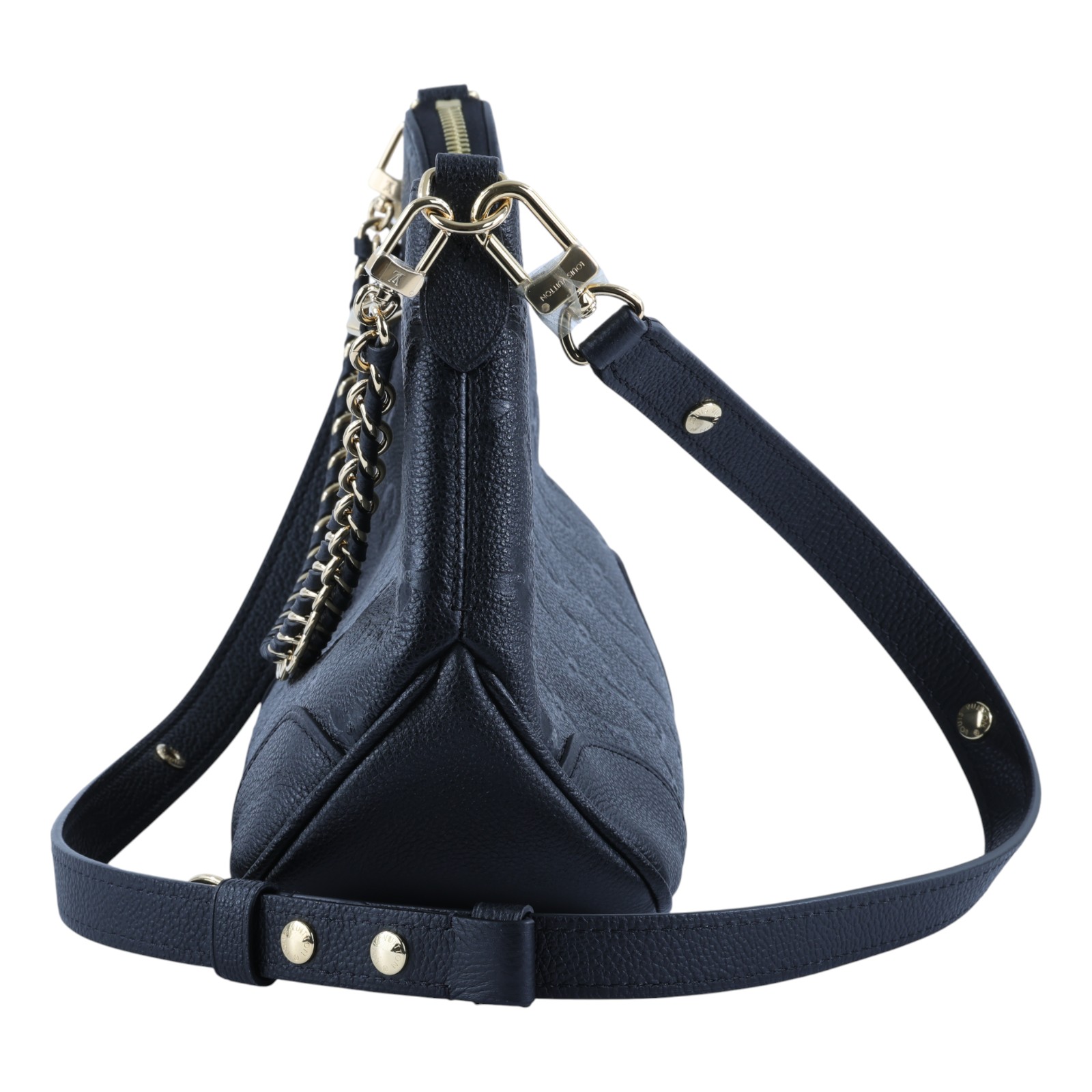 路易威登 LOUIS VUITTON Boulogne PM 肩背包 M12930 晶片款 黑壓紋BOULOGNE PM 防塵袋/背帶