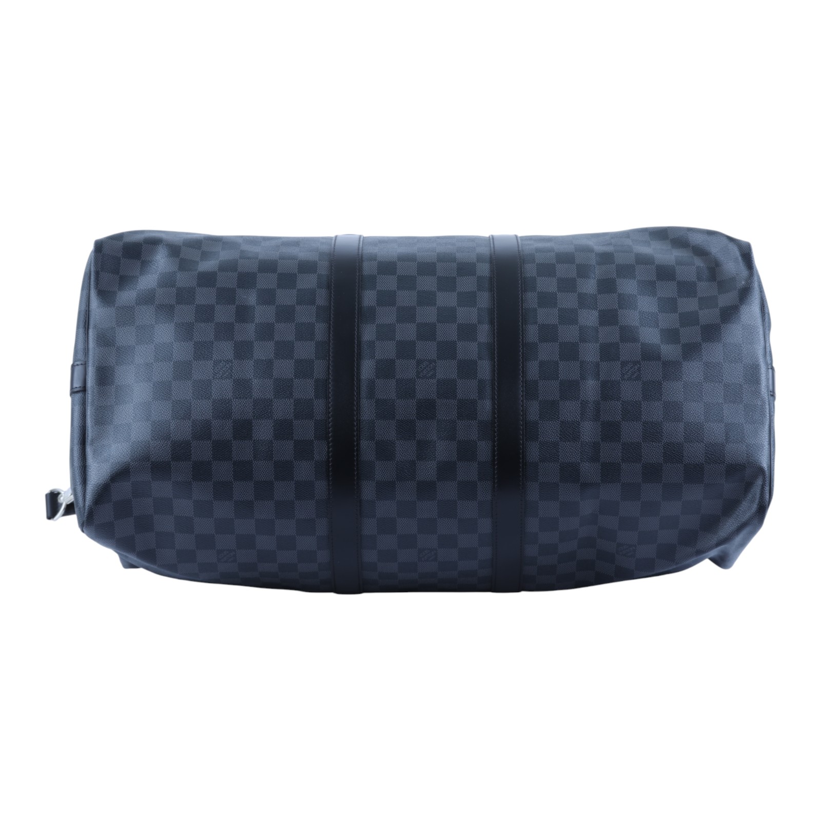 路易威登 LOUIS VUITTON Keepall Bandoulière 55 棋盤格 波士頓包 黑色  旅行袋 N41413  防塵袋/背帶/鎖組