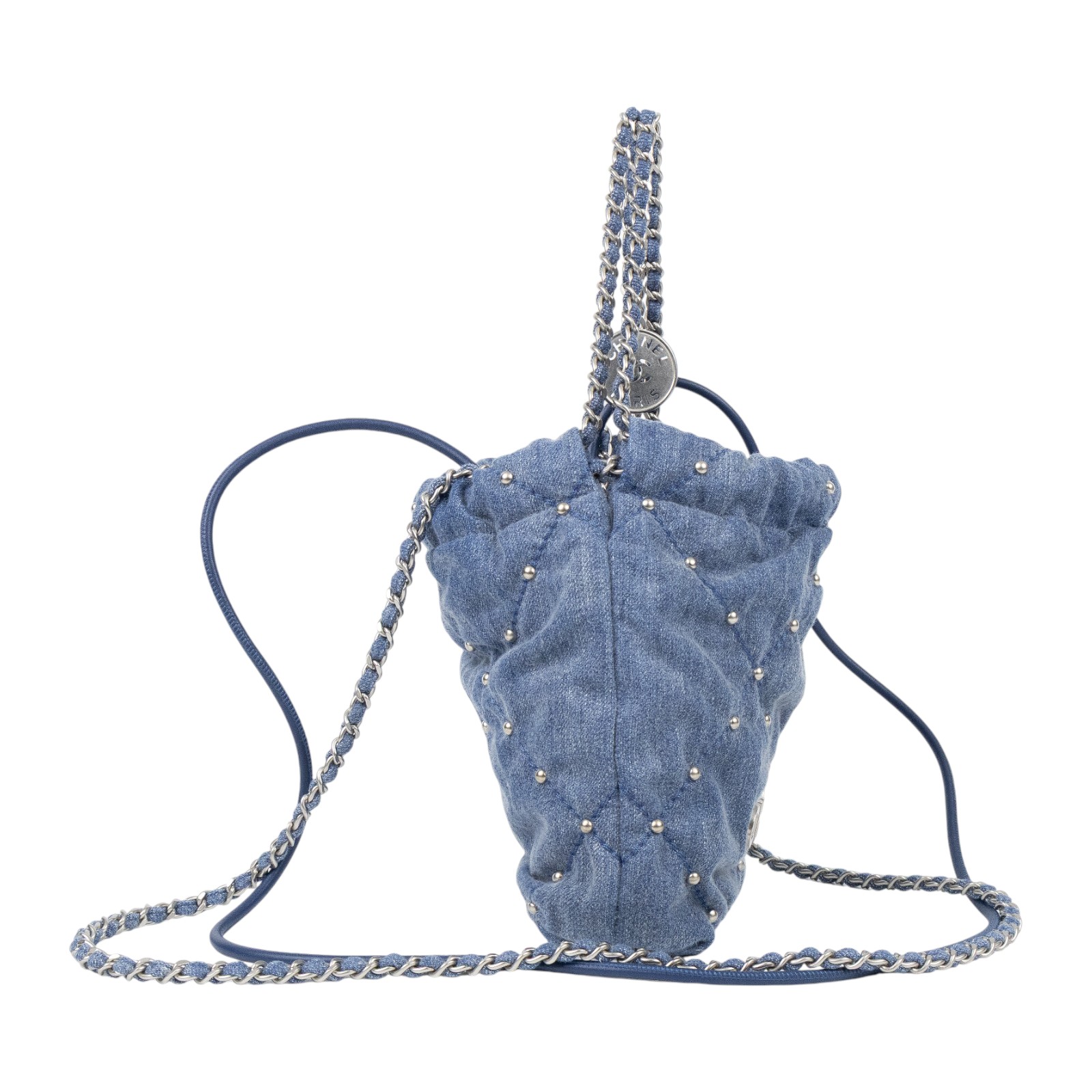 香奈兒 CHANEL 22 迷你 束口包 AS3980 B16649 丹寧22包 MINI 原廠盒子/防塵袋/購買證明