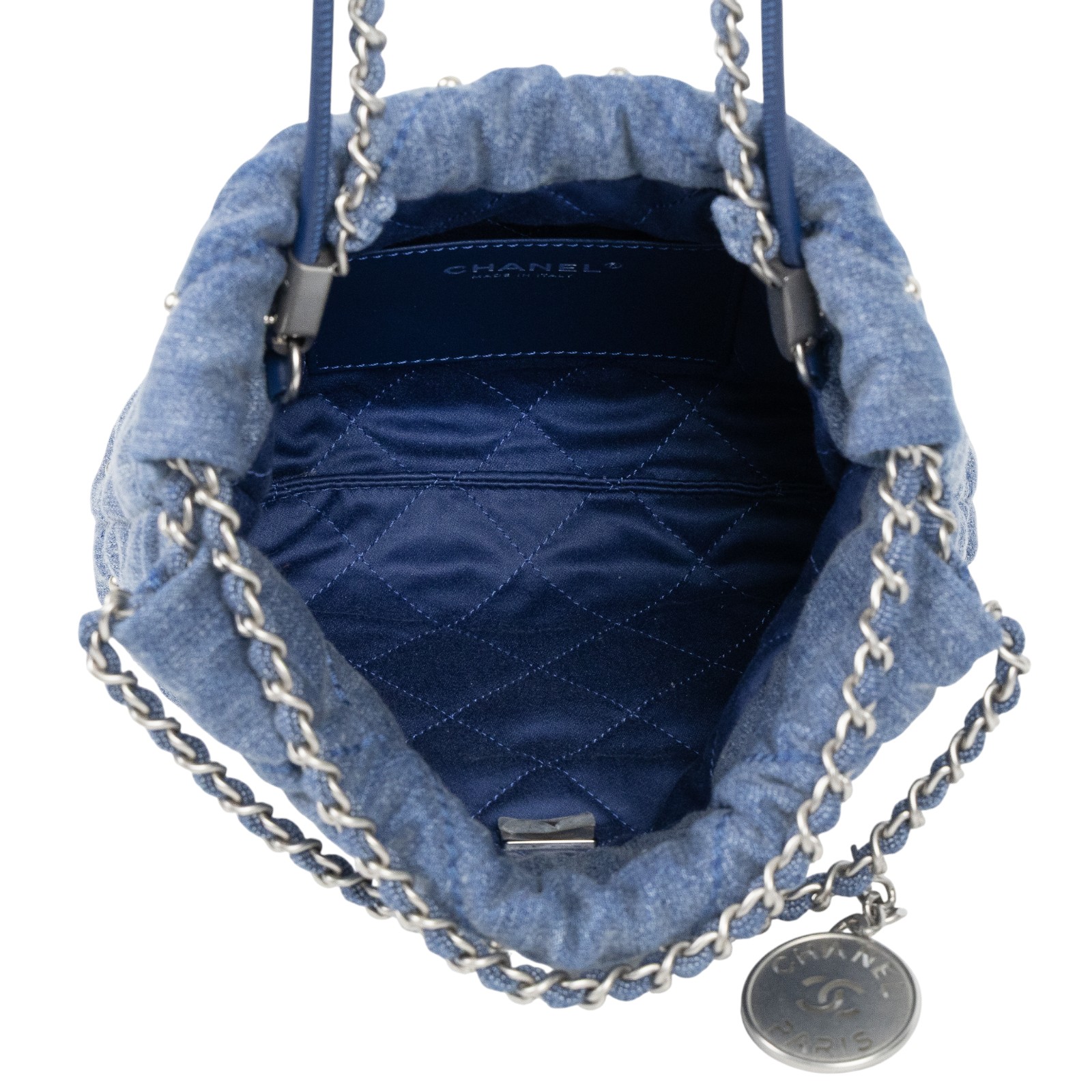 香奈兒 CHANEL 22 迷你 束口包 AS3980 B16649 丹寧22包 MINI 原廠盒子/防塵袋/購買證明